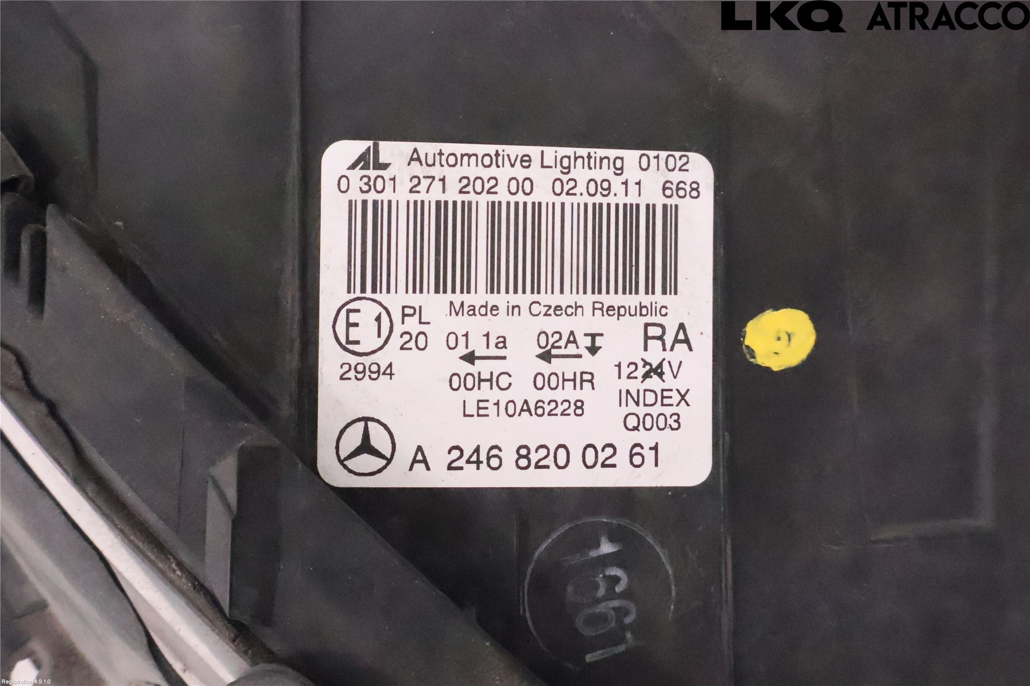 Mercedes-Benz MB B-KLASS (W246/W242) 12-19 Strålkastare Höger