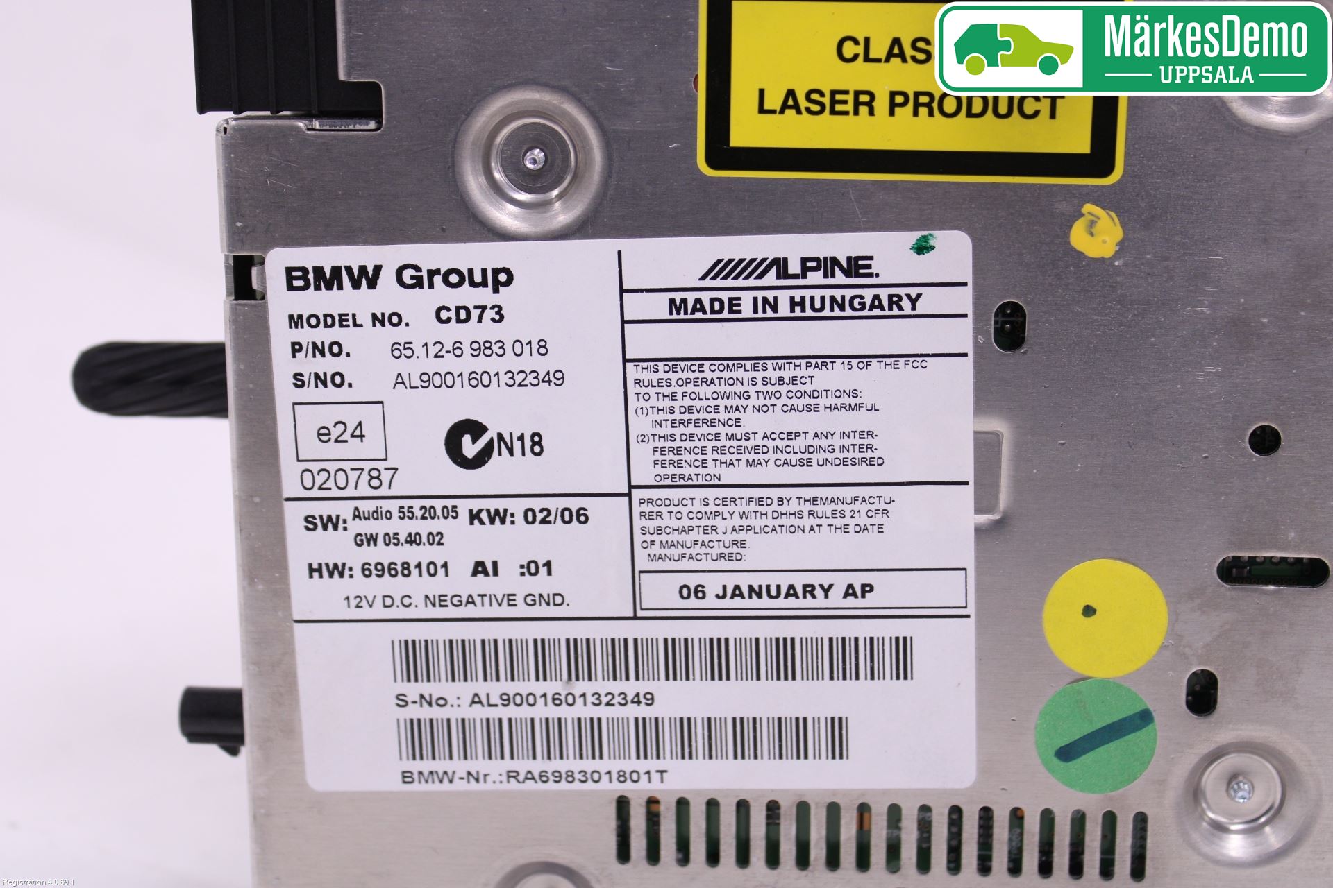 BMW 1 E87/81 5D/3D 03-11 Cd Radio - Multimediapanel