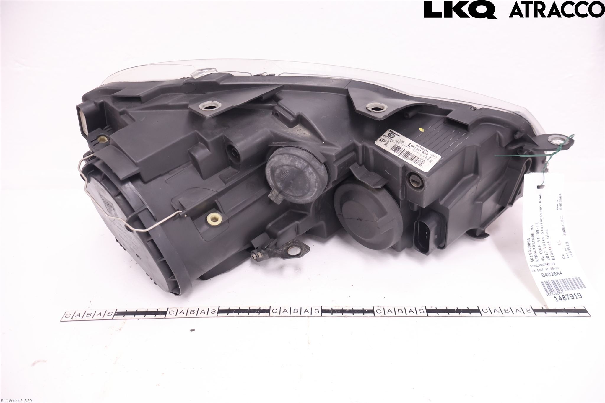 Volkswagen VW GOLF VI 09-13 Strålkastare Vänster