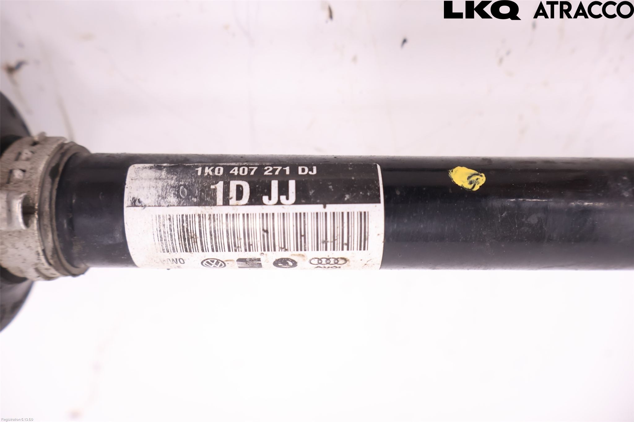 Volkswagen VW GOLF VI 09-13 Drivaxel Fram Vänster