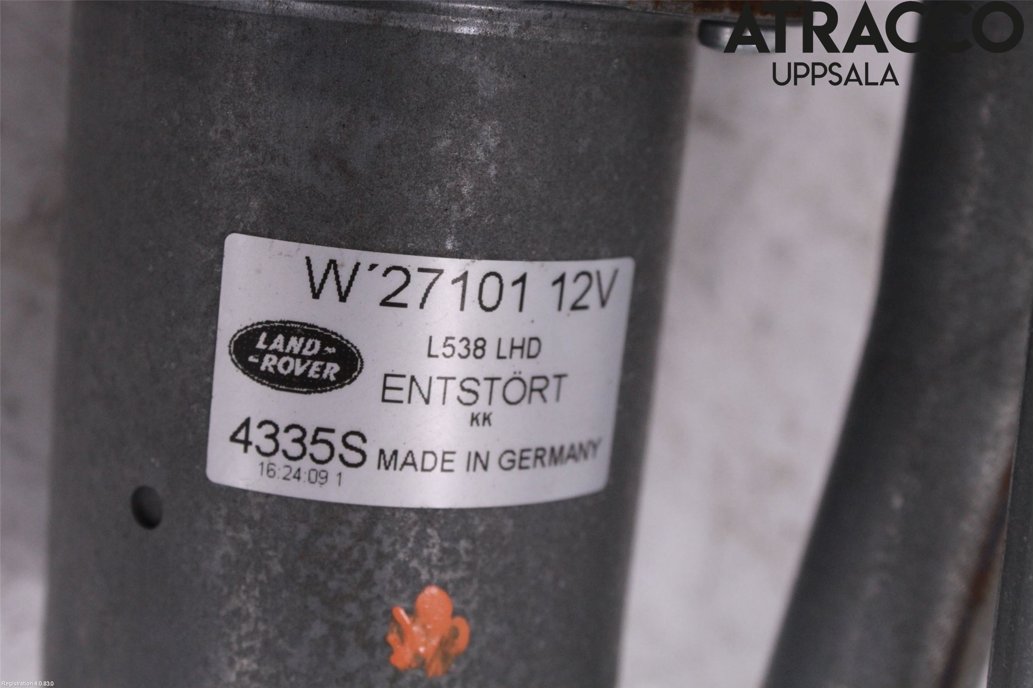 Landrover LAND ROVER RANGE ROVER EVOQUE (L538) 11-18 Torkarmotor Vindruta