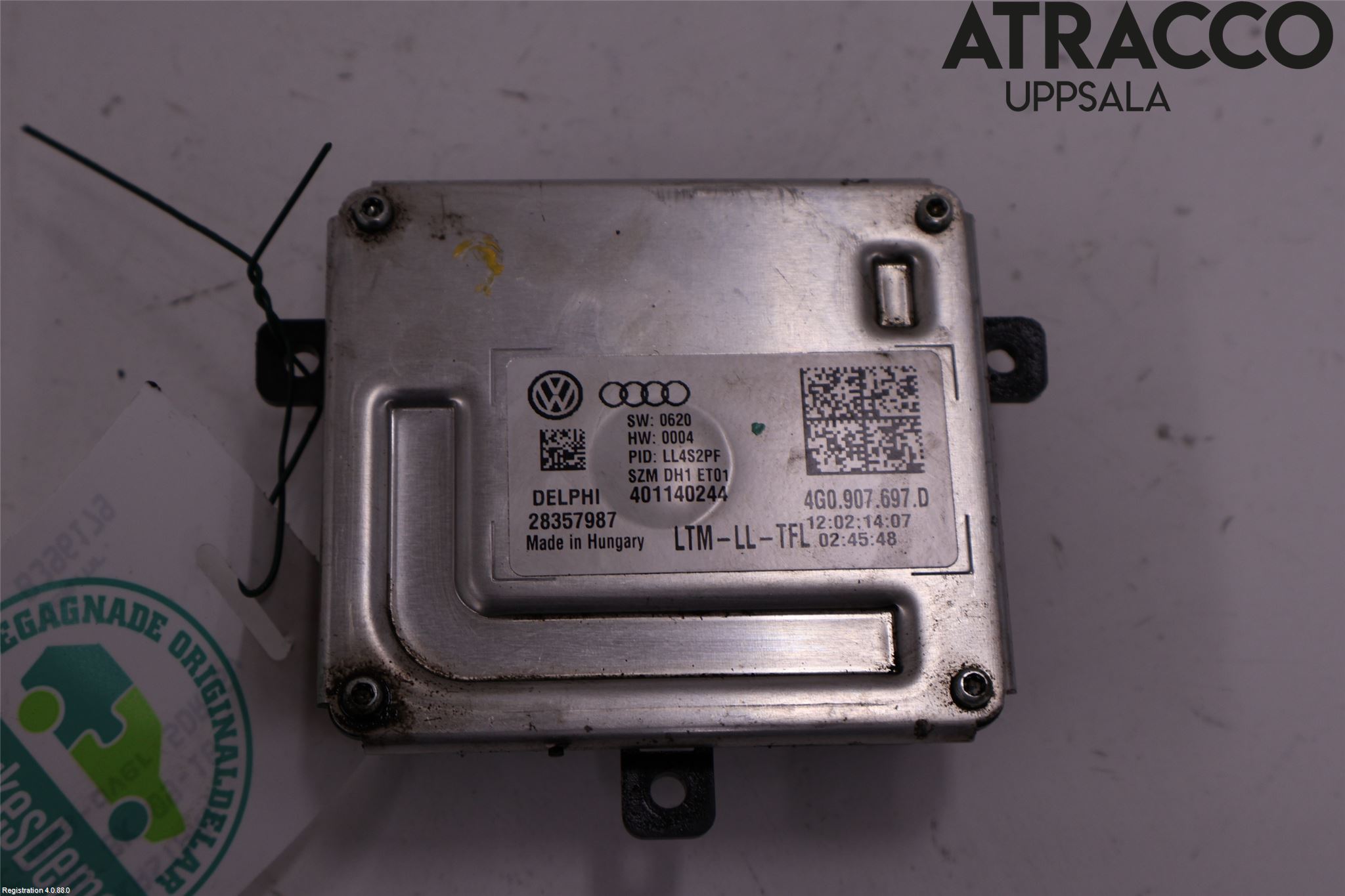 Audi A4 ALLROAD 09-16 Styrenhet Strålkastare