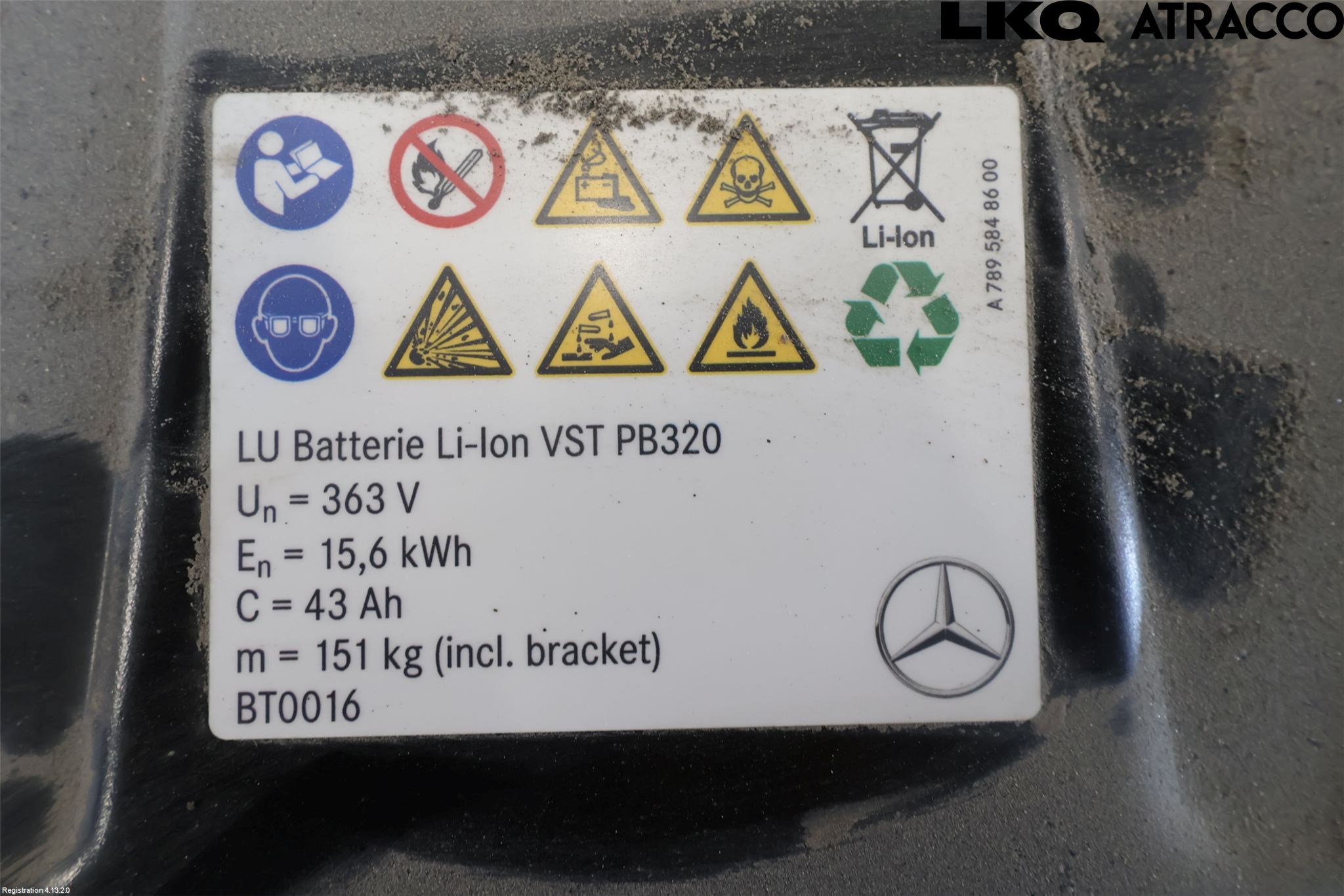 Mercedes-Benz MB GLA-KLASS (H247) 20- Batteri Högspänning