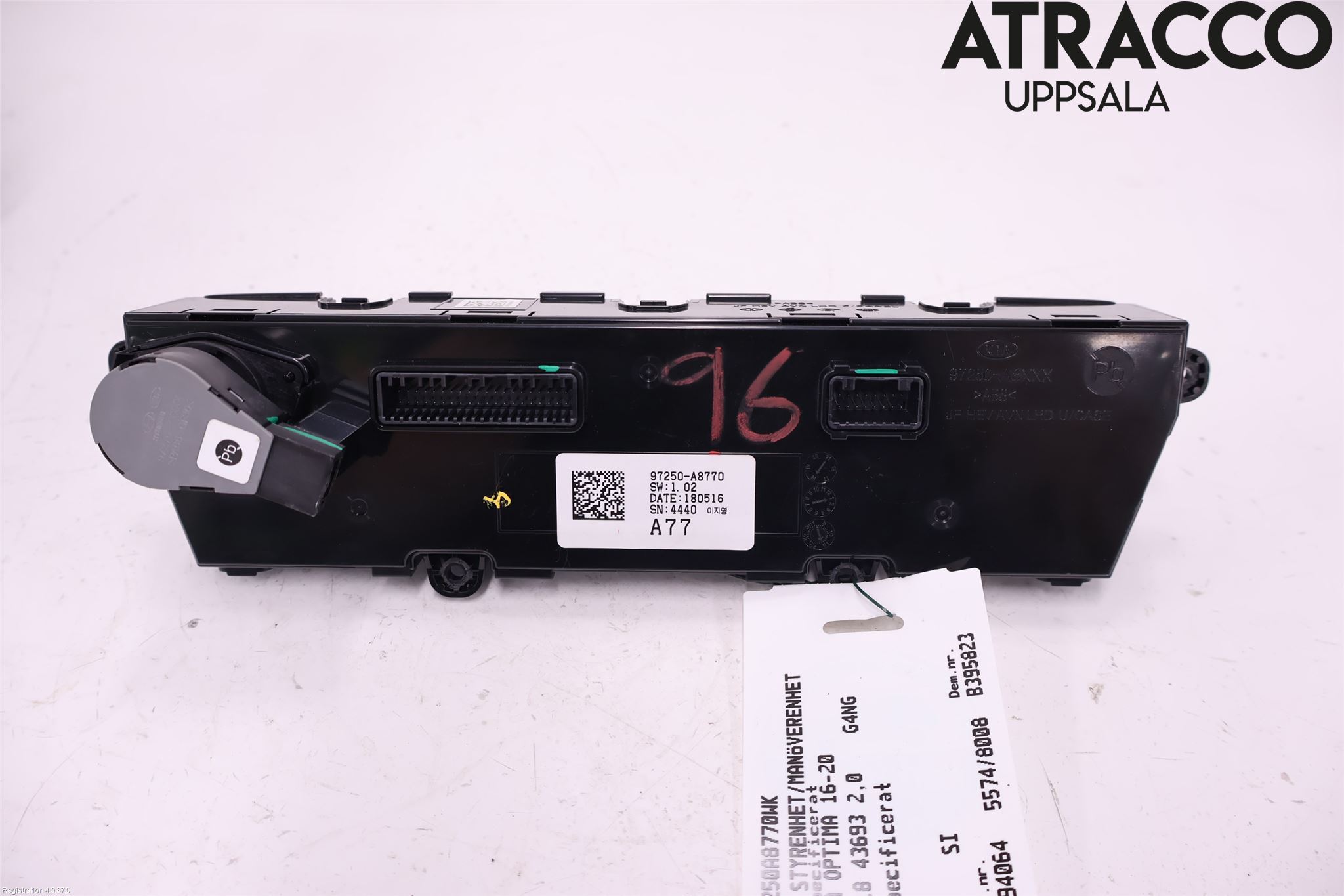 Kia OPTIMA 16-20 Ac Styrenhet Ac Manöveren