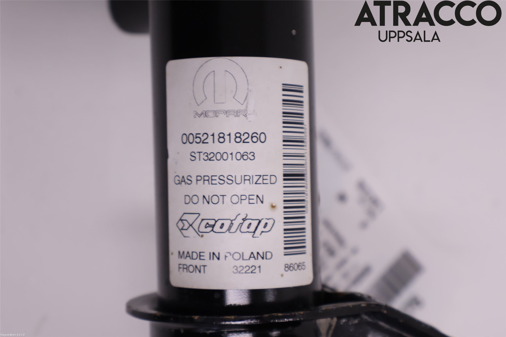 Fiat 500e 20- Fjäderben Fram Vänster