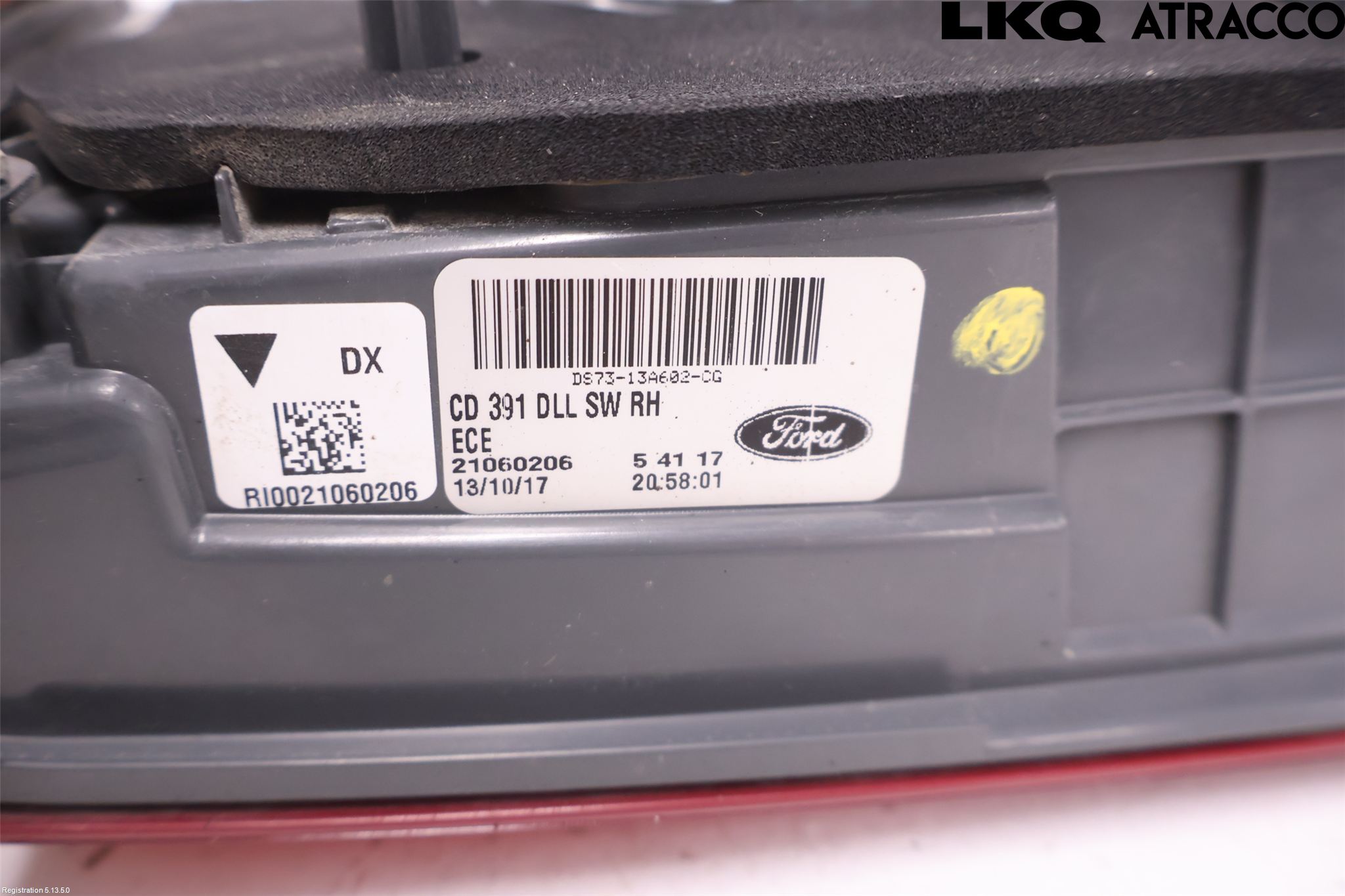 Ford MONDEO 15-22 Bakljus Lucka Hö