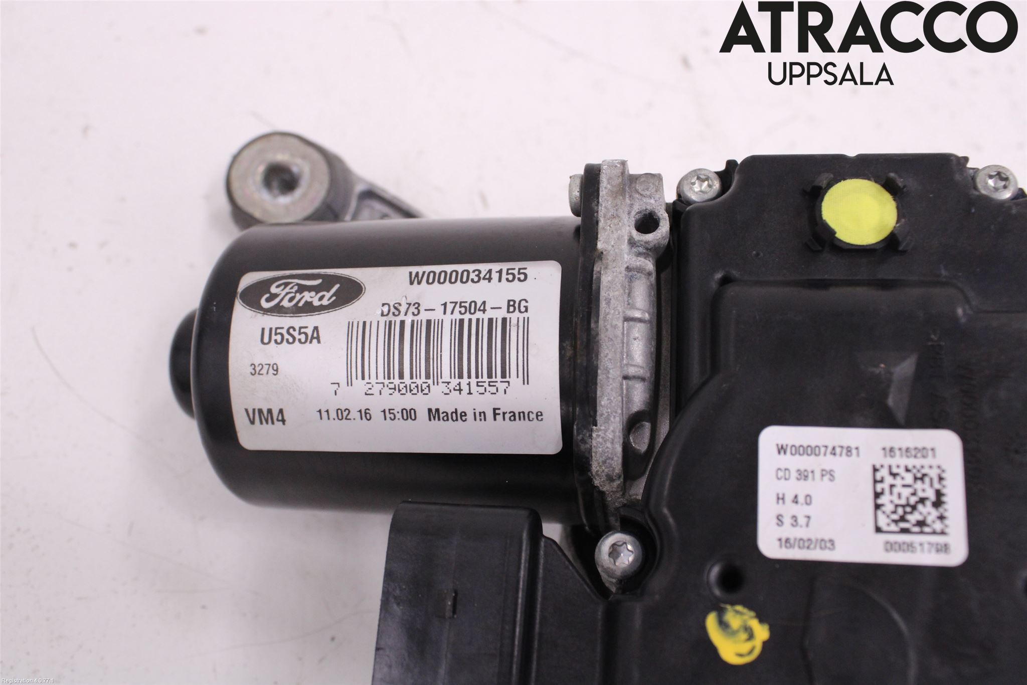 Ford MONDEO 15-22 Torkarmotor Vindruta