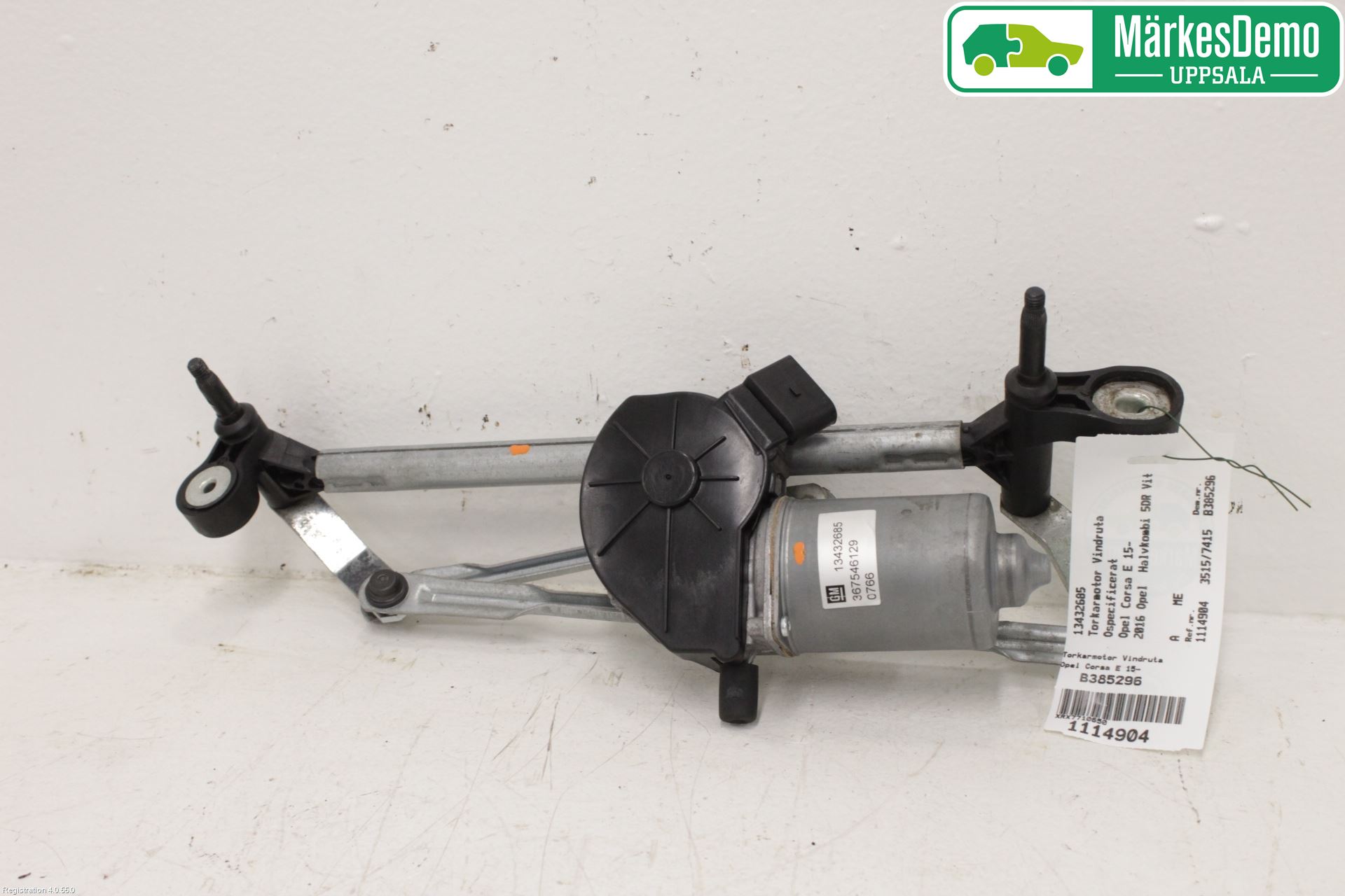 Opel CORSA E 15-19 Torkarmotor Vindruta