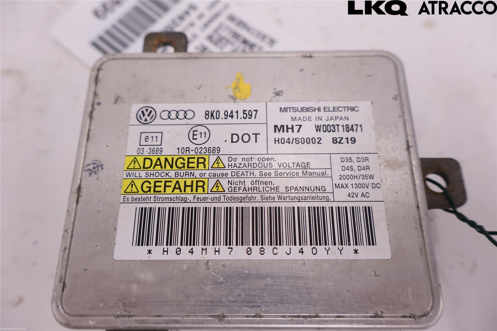 Audi A4 ALLROAD 09-16 Styrenhet Strålkastare