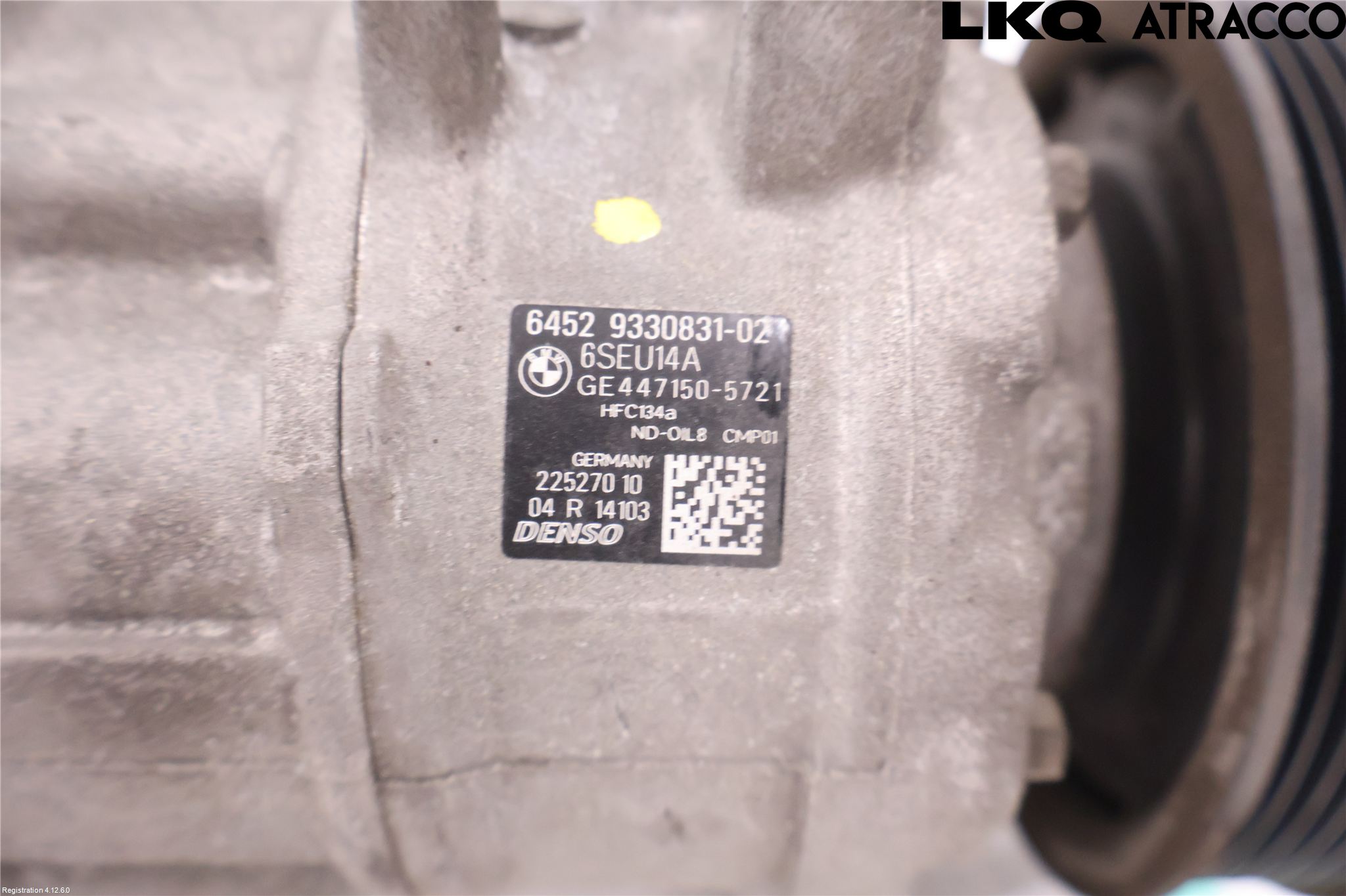 BMW 3 F30/F31/F80 12-19 Ac Kompressor