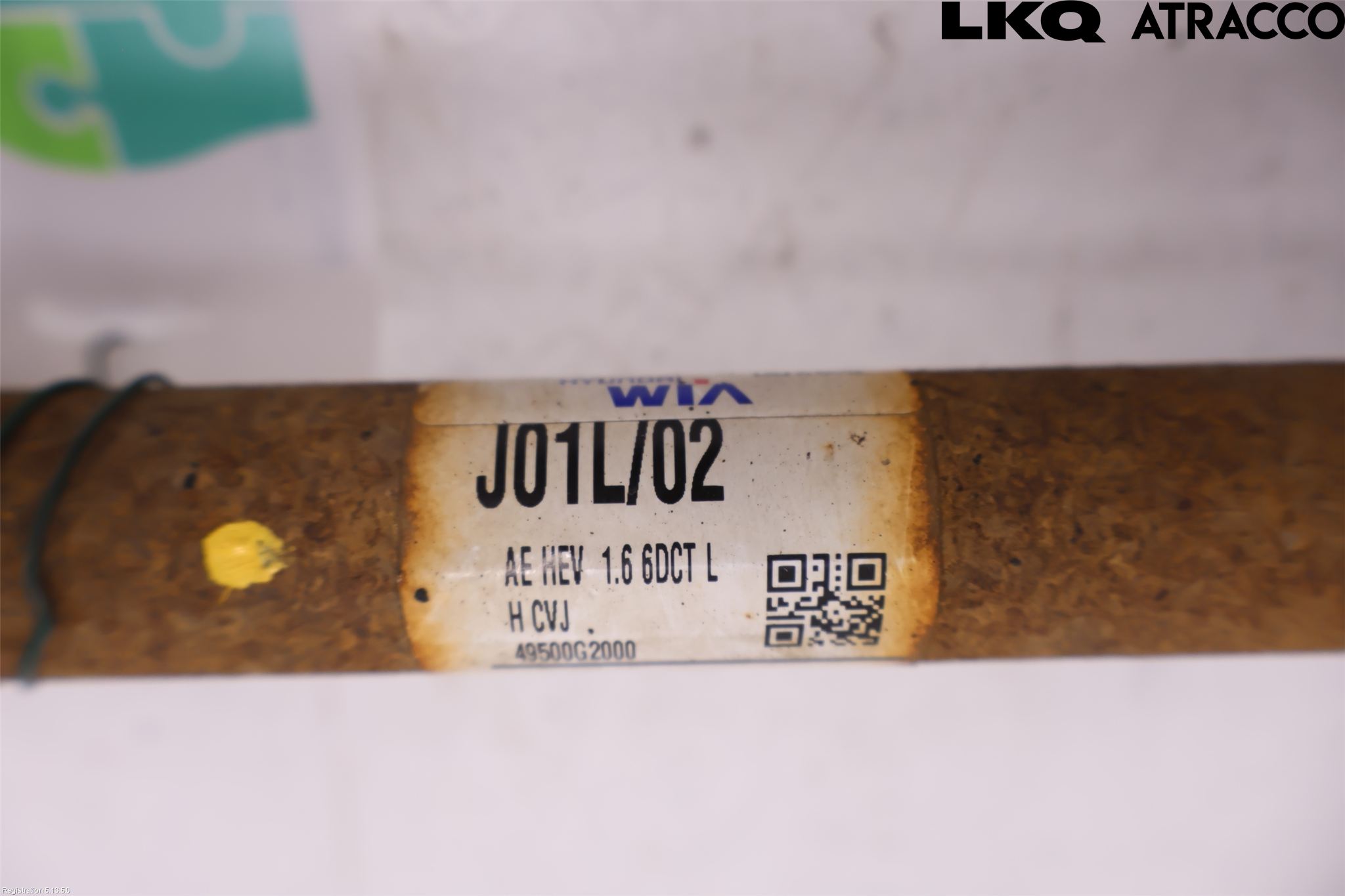 Hyundai IONIQ AE 17-22 Drivaxel Fram Vänster