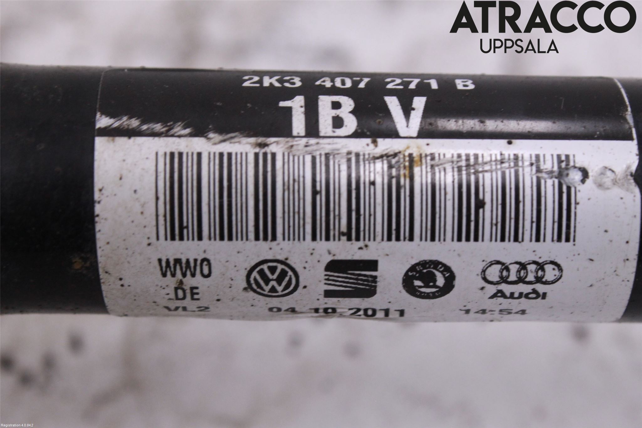 Volkswagen VW CADDY 11-15 Drivaxel Fram Vänster