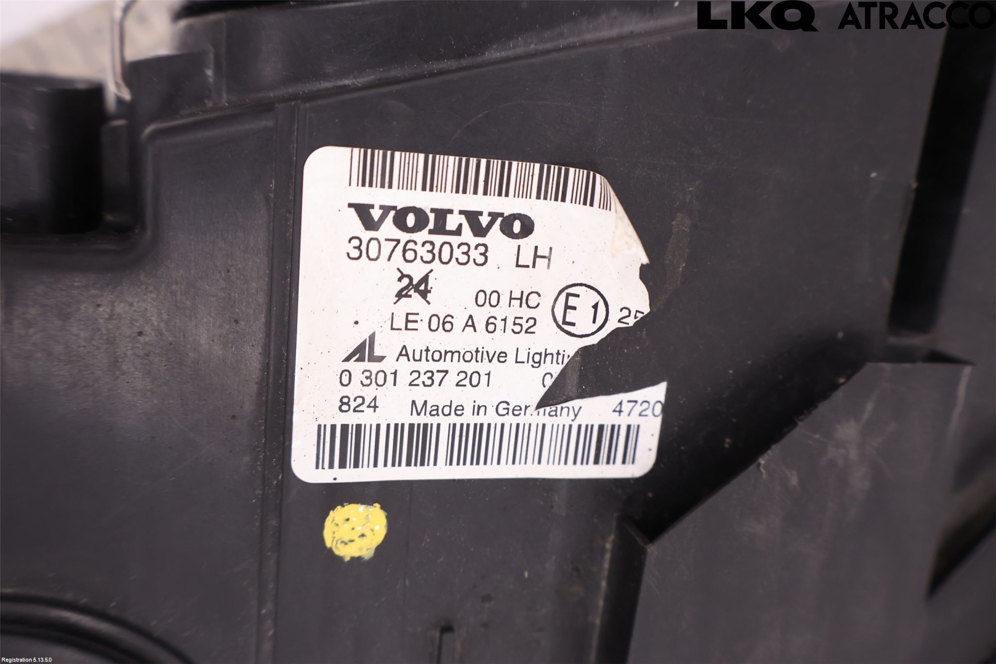 Volvo V50 08-12 Strålkastare Vänster
