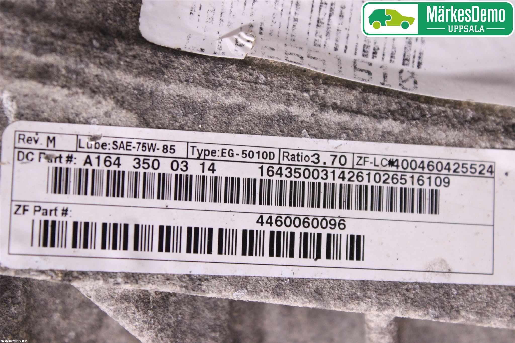 Mercedes-Benz MB ML (W164) 05-11 Bakväxel-Diff