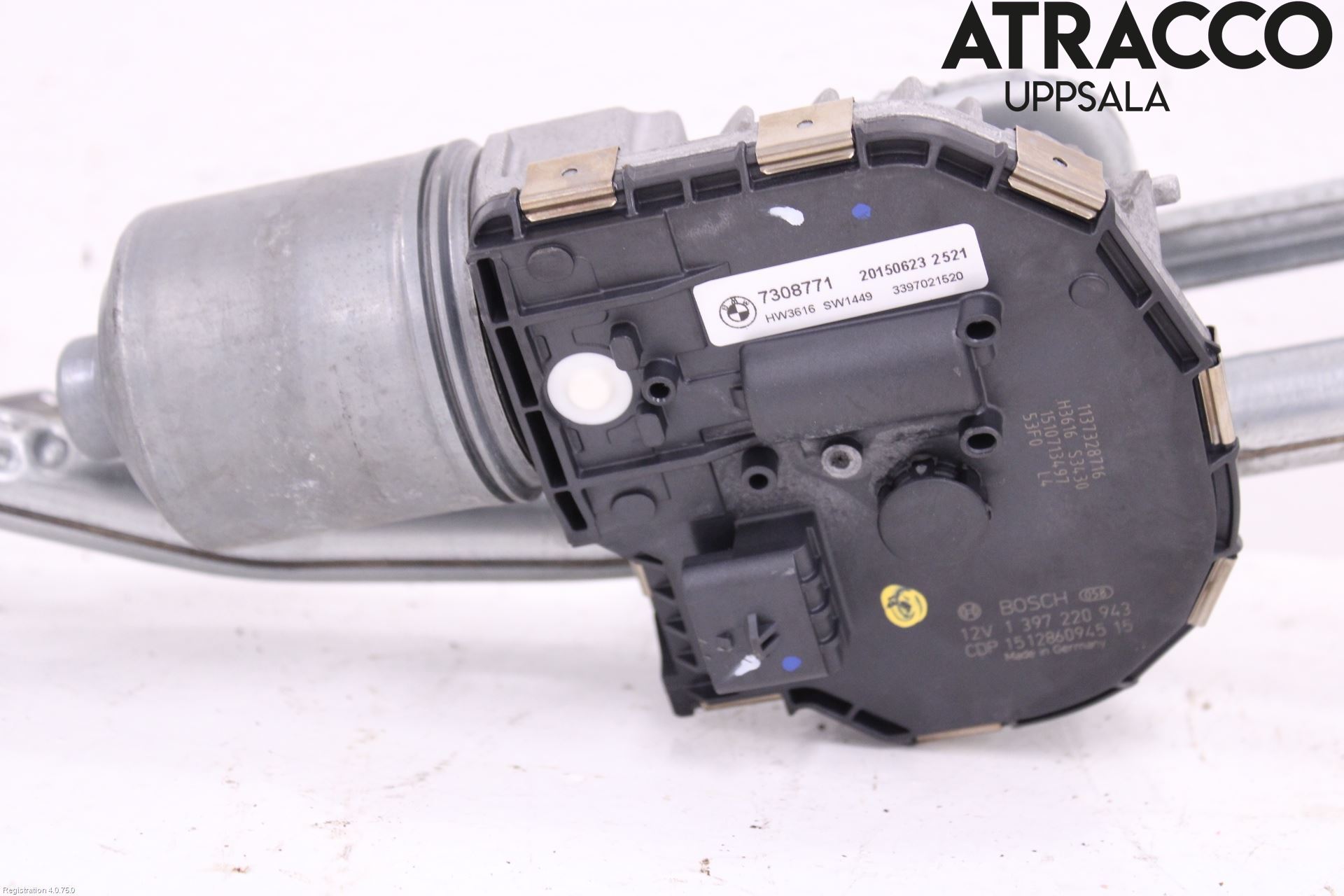 BMW 5 F10/F11/F18 09-17 Torkarmotor Vindruta