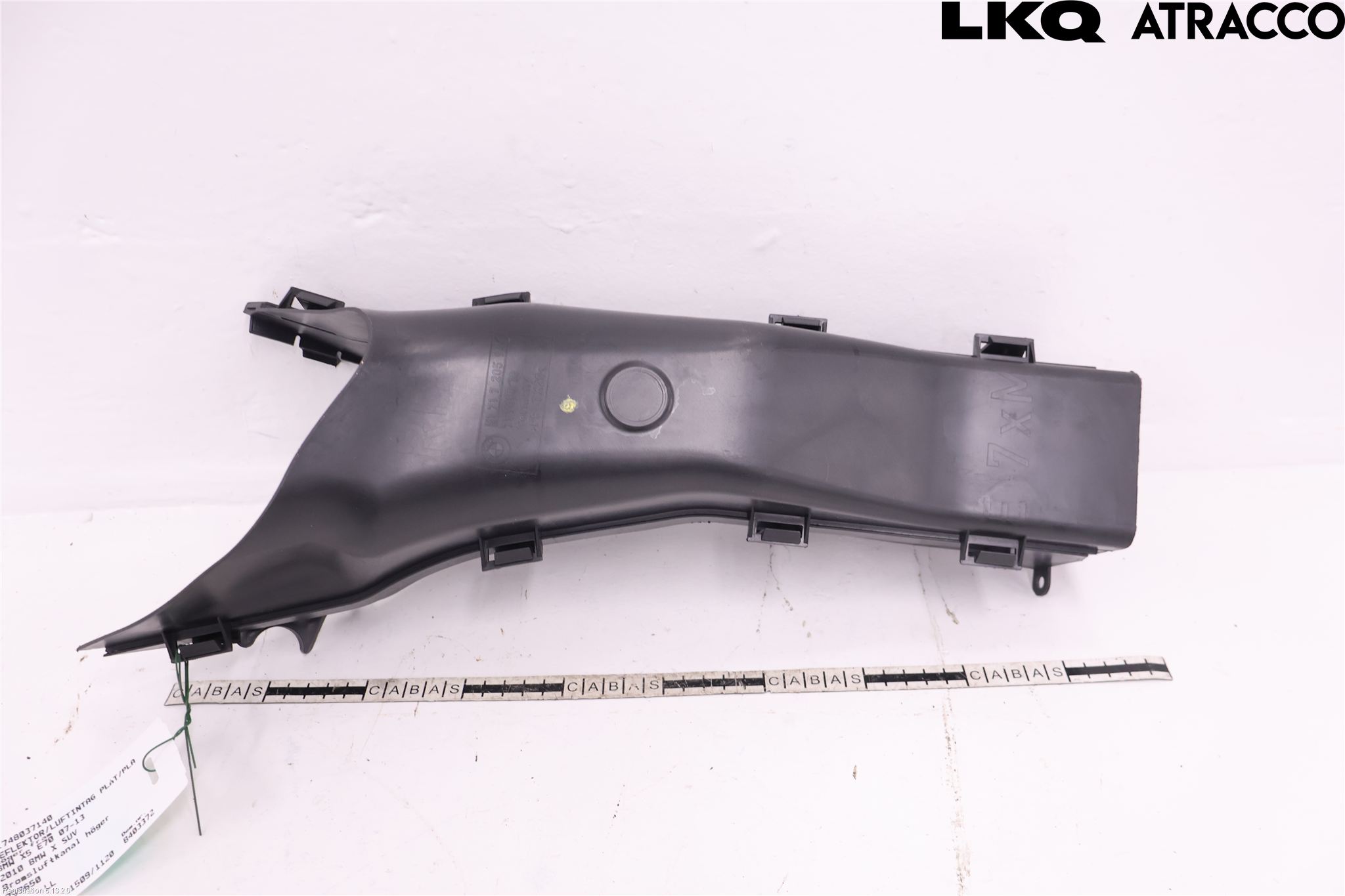 BMW X5 E70 07-13 Deflektor Plåt-Plast Kylning