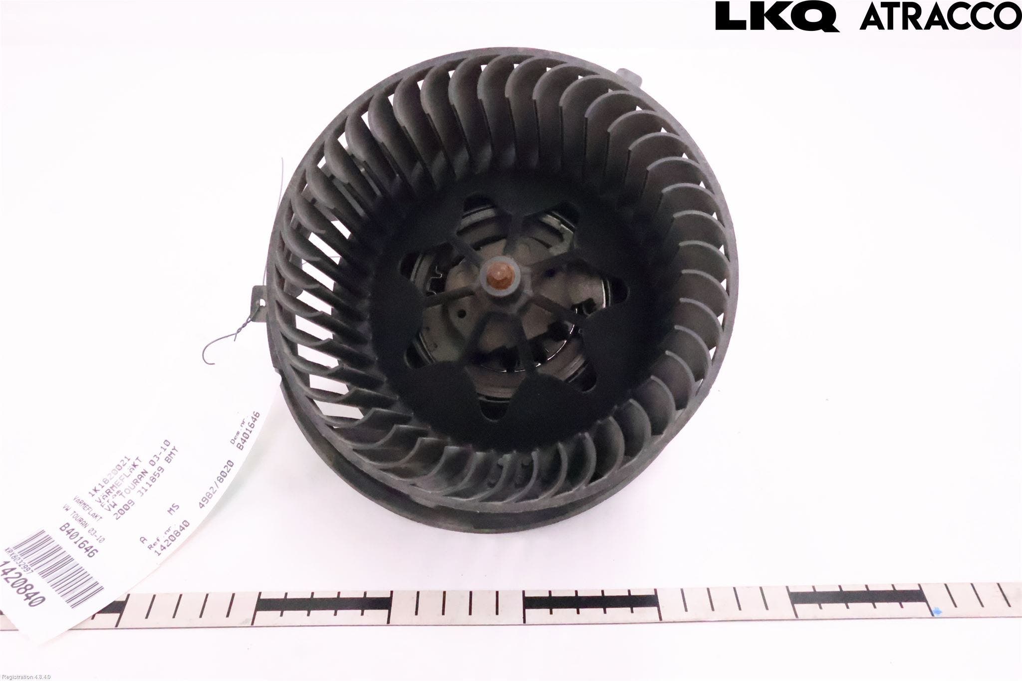 Volkswagen VW TOURAN 03-10 Värmefläkt