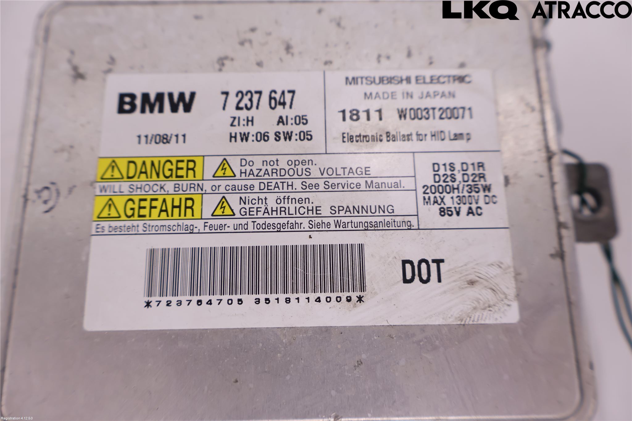 BMW 3 E90/91 SED/TOU 05-12 Styrenhet Strålkastare