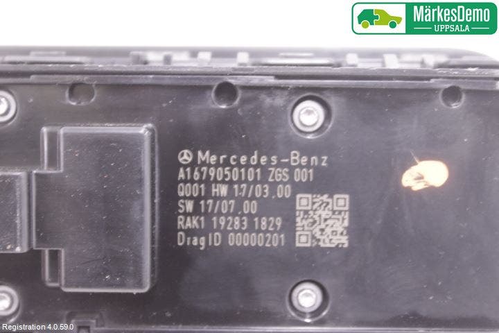 Mercedes-Benz MB CLA-KLASS (C118/X118) 19- Strömställare Elhiss