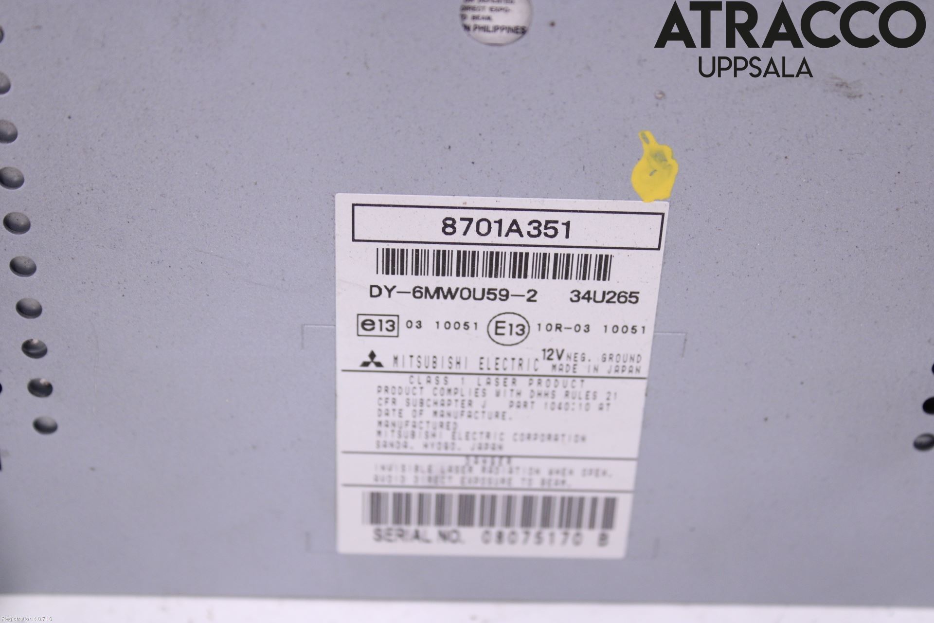 Mitsubishi OUTLANDER 07-12 Cd Radio - Multimediapanel