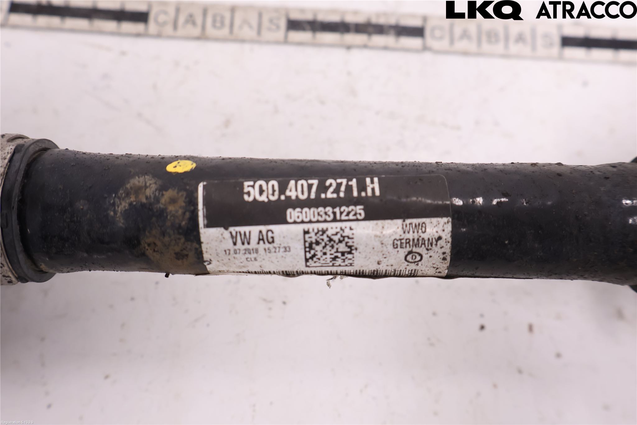 Volkswagen VW GOLF / E-GOLF VII 13-20 Drivaxel Fram Vänster