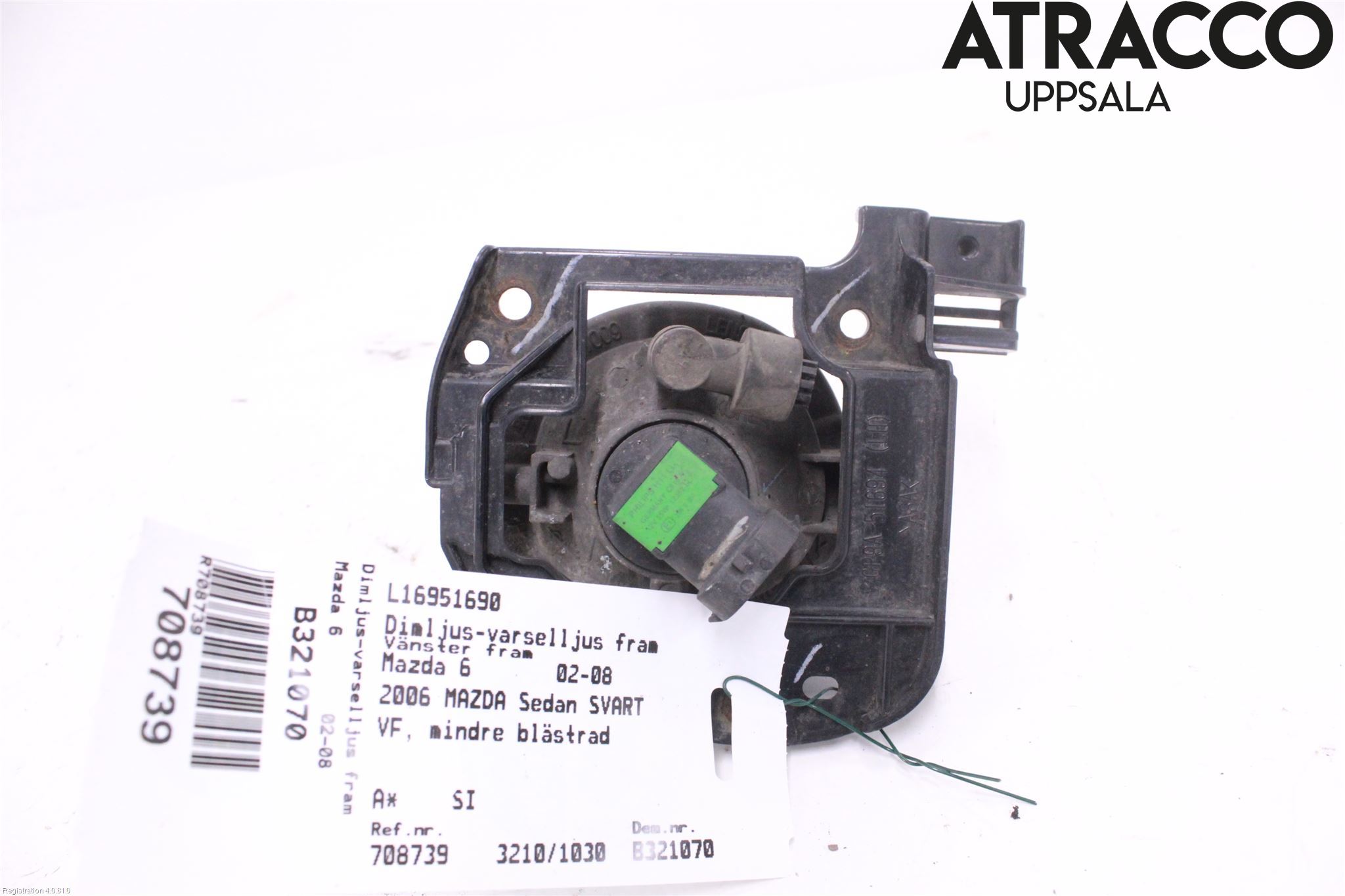 Mazda 6 02-08 Dimljus-Varselljus Fram