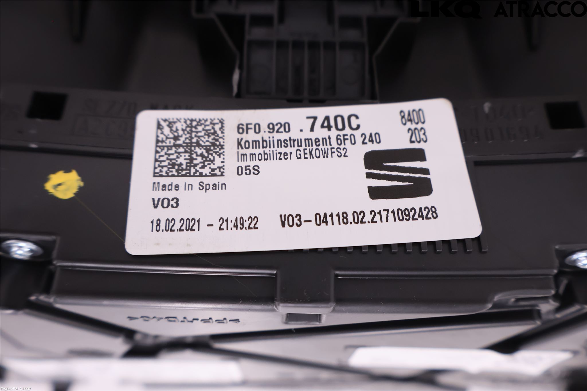 Seat ARONA Instrument Komb