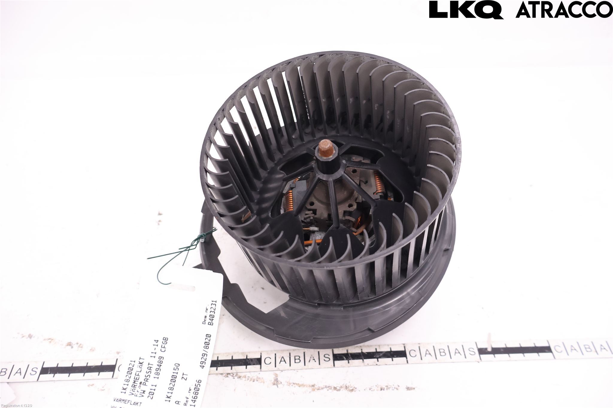 Volkswagen VW PASSAT 11-14 Värmefläkt