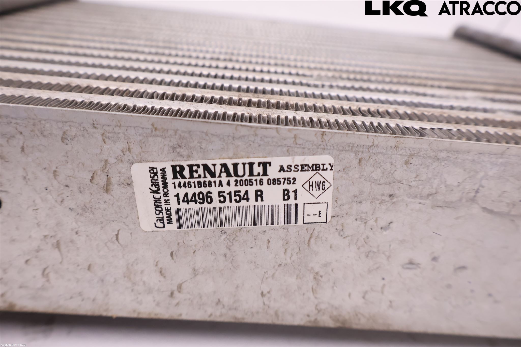 Renault CAPTUR 13-19 Laddluft-Intercooler Kyl