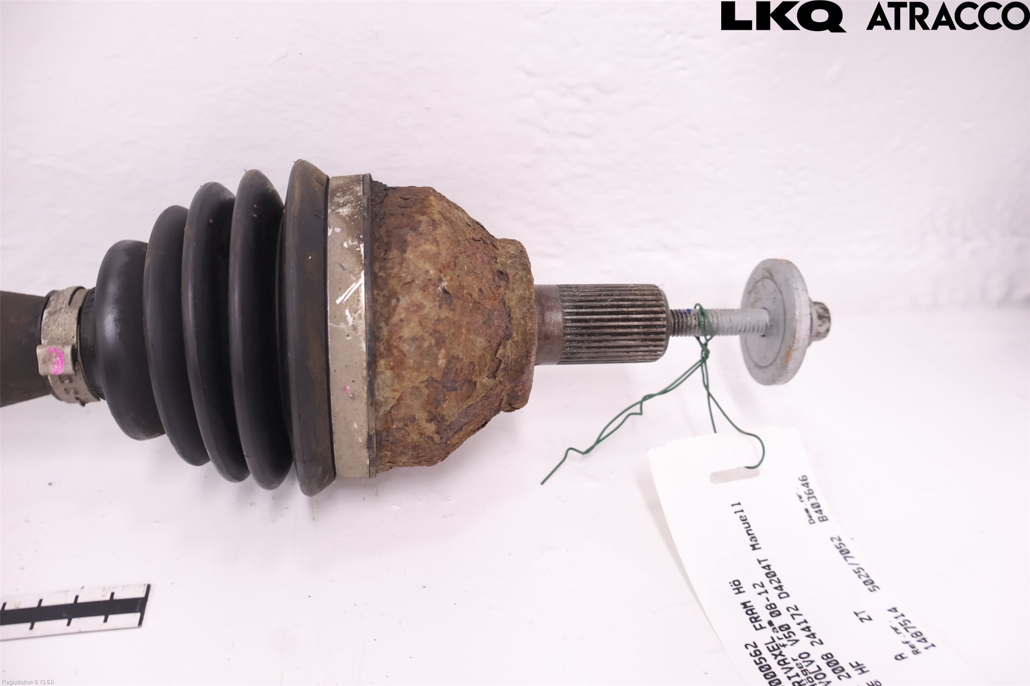Volvo V50 08-12 Drivaxel Fram Höger