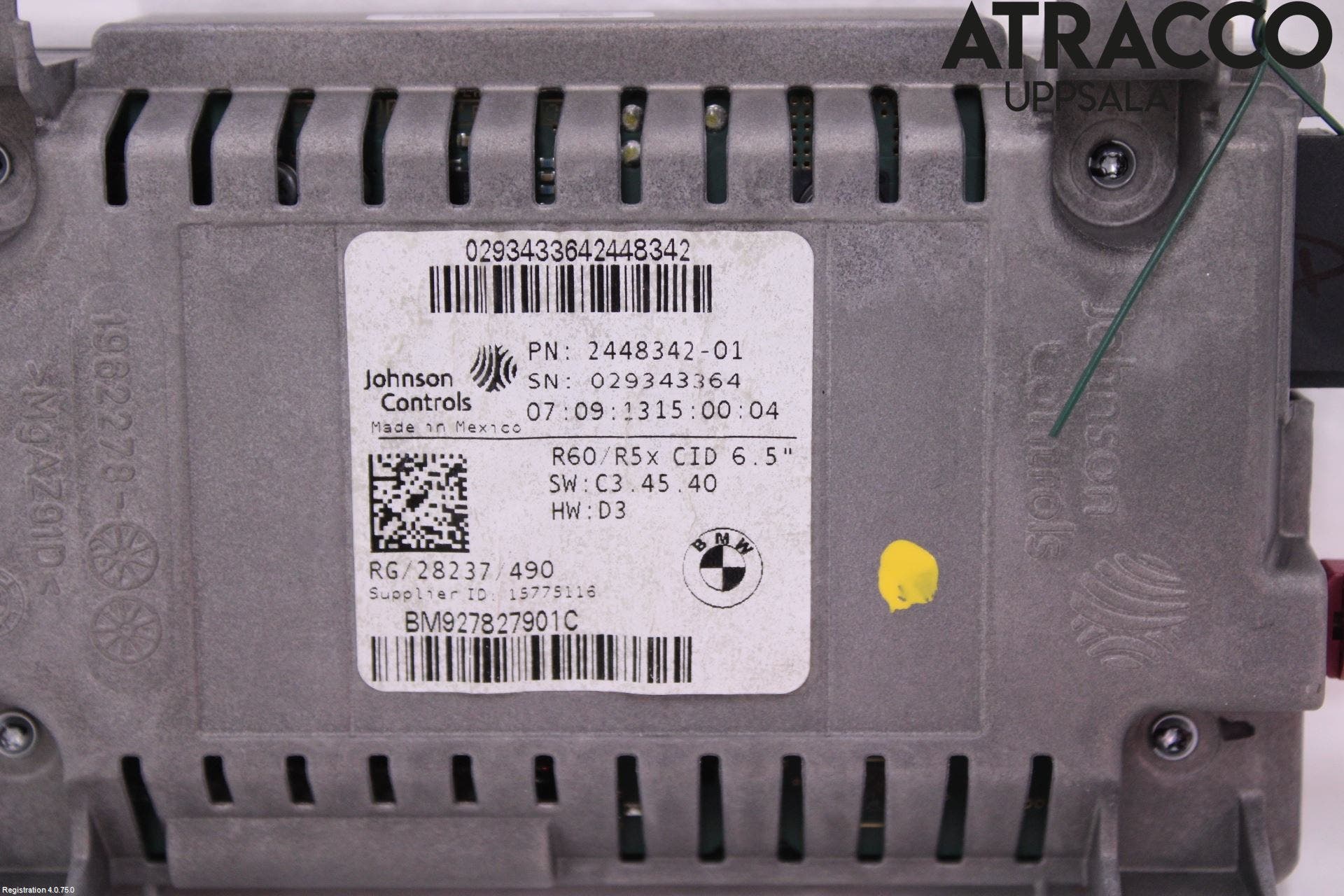 Mini COUNTRYMAN R60 11-16 Bildskärm