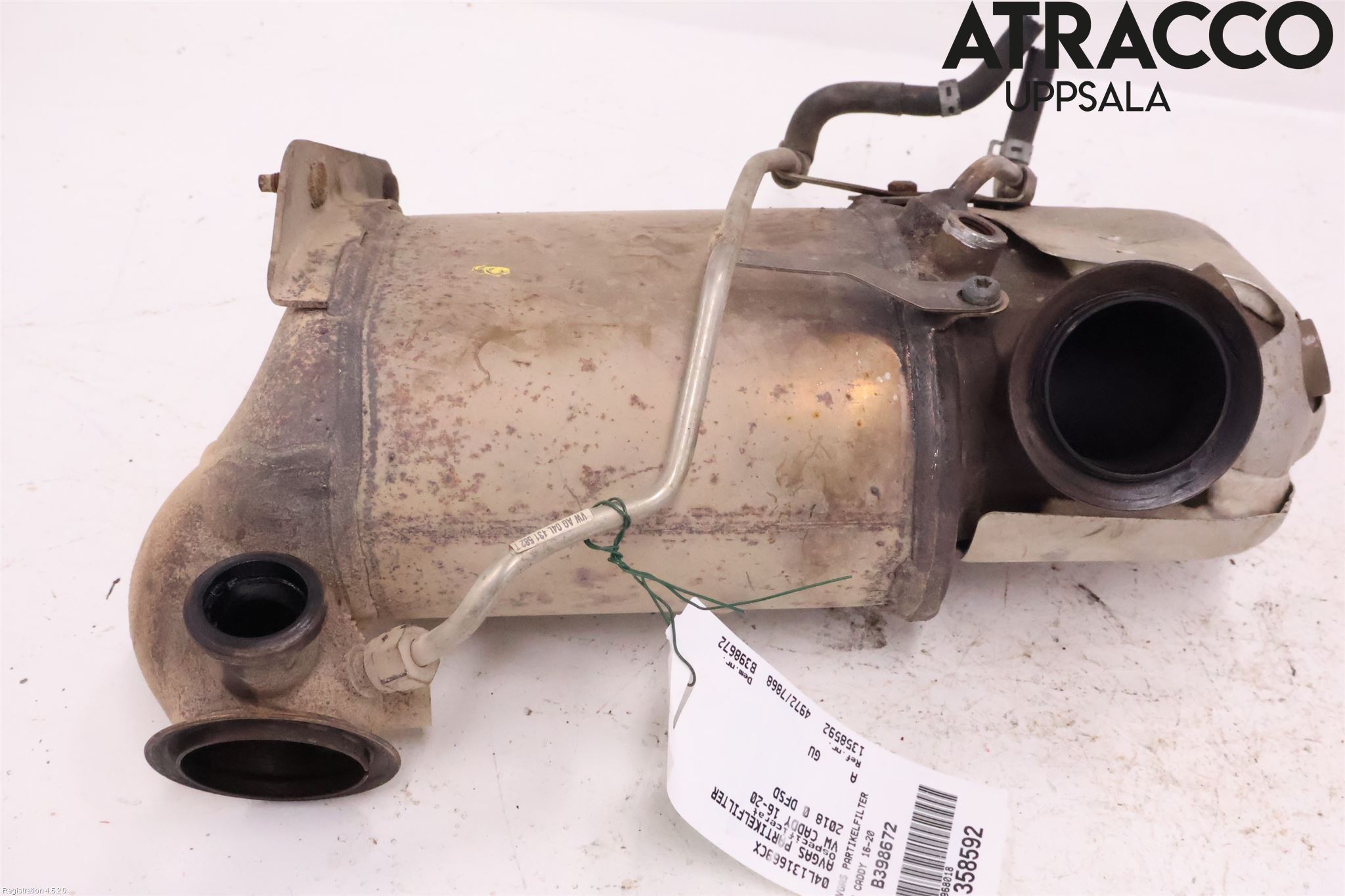 Volkswagen VW CADDY 16-20 Avgas Partikelfilter