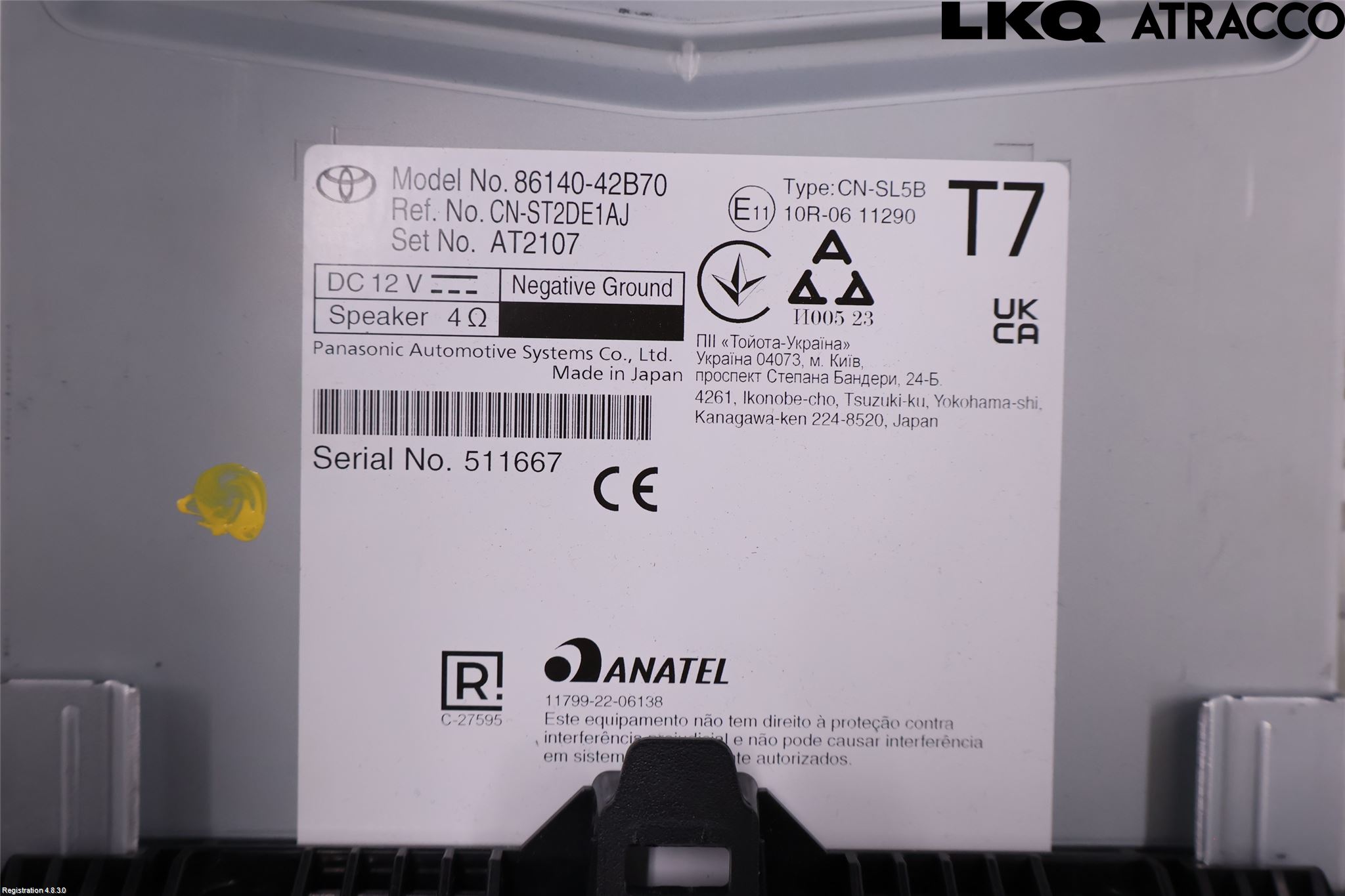 Toyota RAV4 19- Cd Radio - Multimediapanel