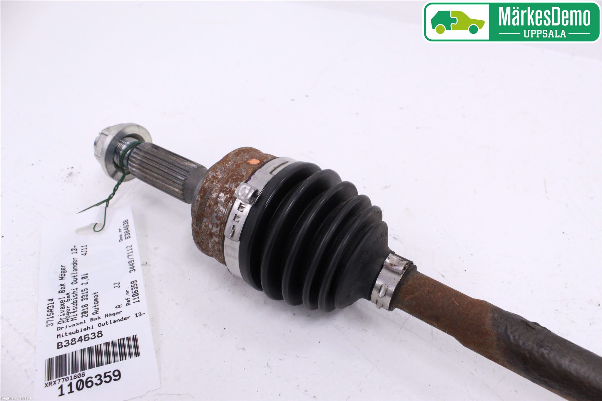 Mitsubishi OUTLANDER 13-21 Drivaxel Bak Höger