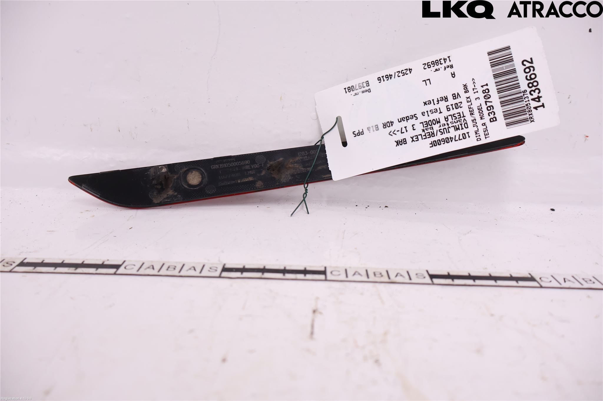 Tesla MODEL 3 17- Dimljus/Reflex Bak