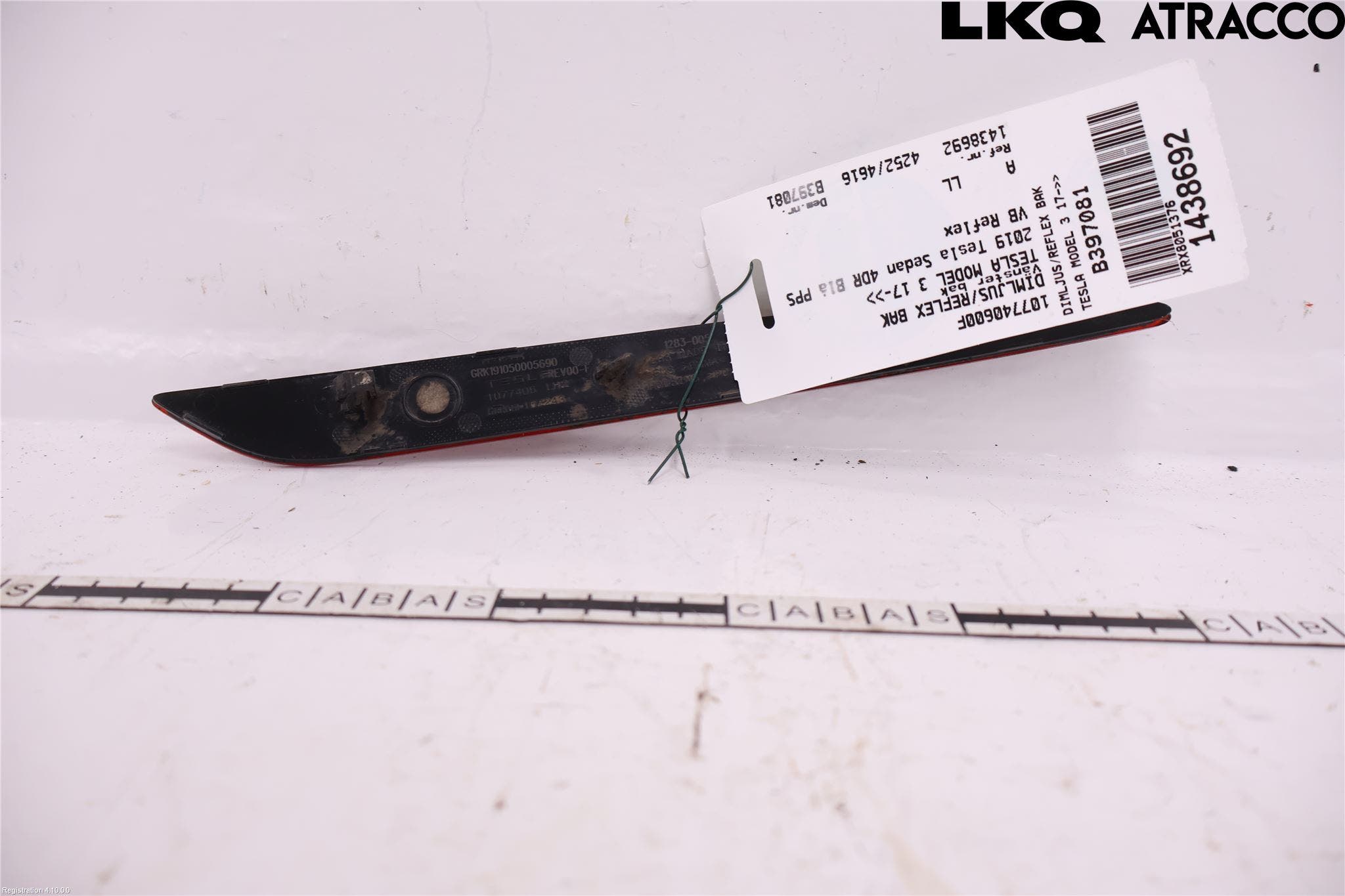 Tesla MODEL 3 17- Dimljus/Reflex Bak