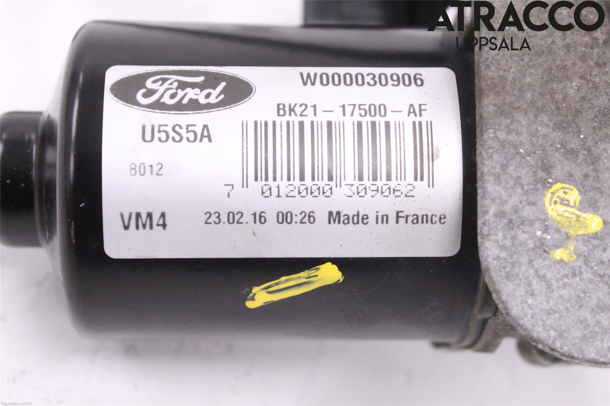 Ford TRANSIT/TOURNEO CUSTOM 13-24 Torkarmotor Vindruta