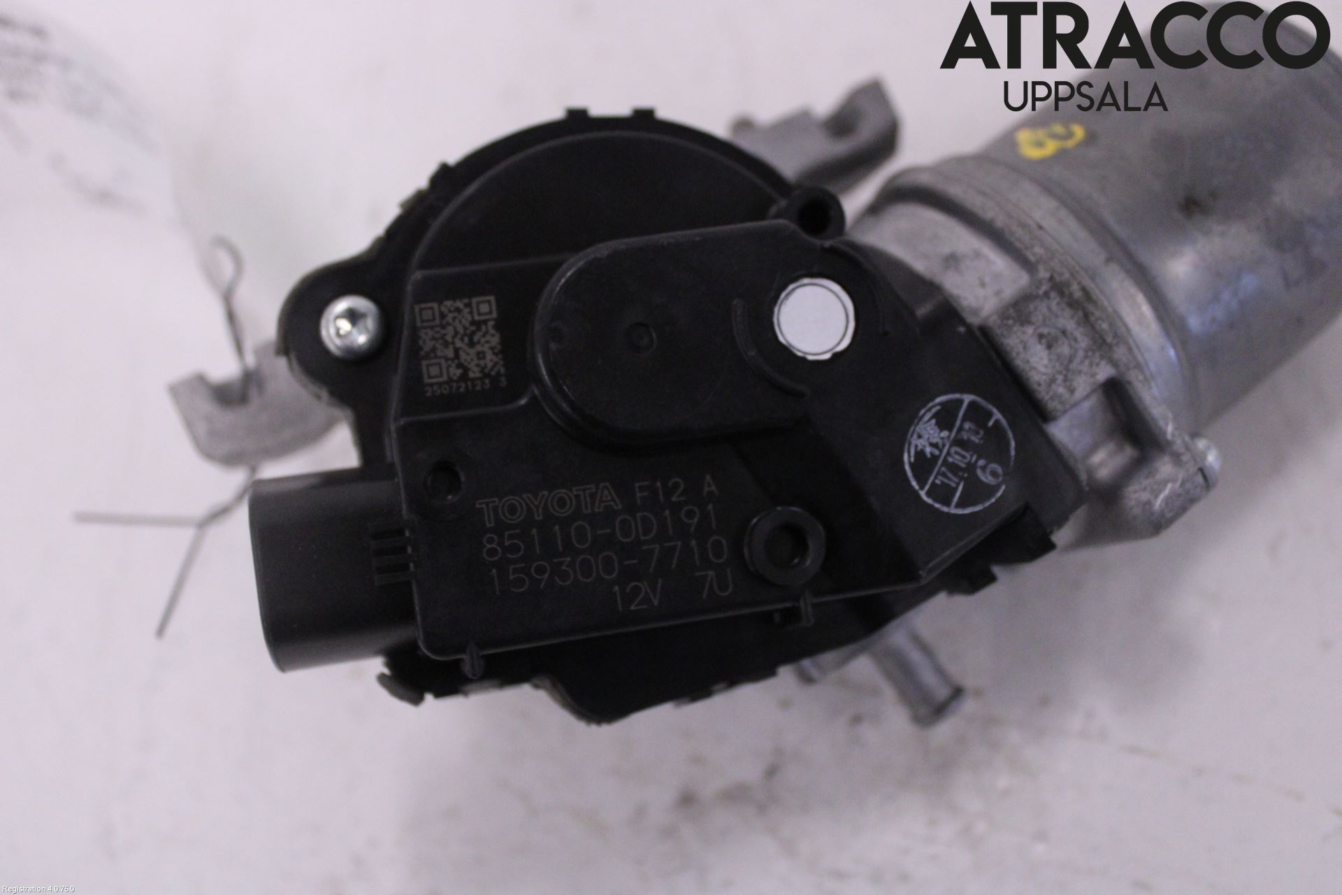 Toyota YARIS XP130 15-20 Torkarmotor Vindruta