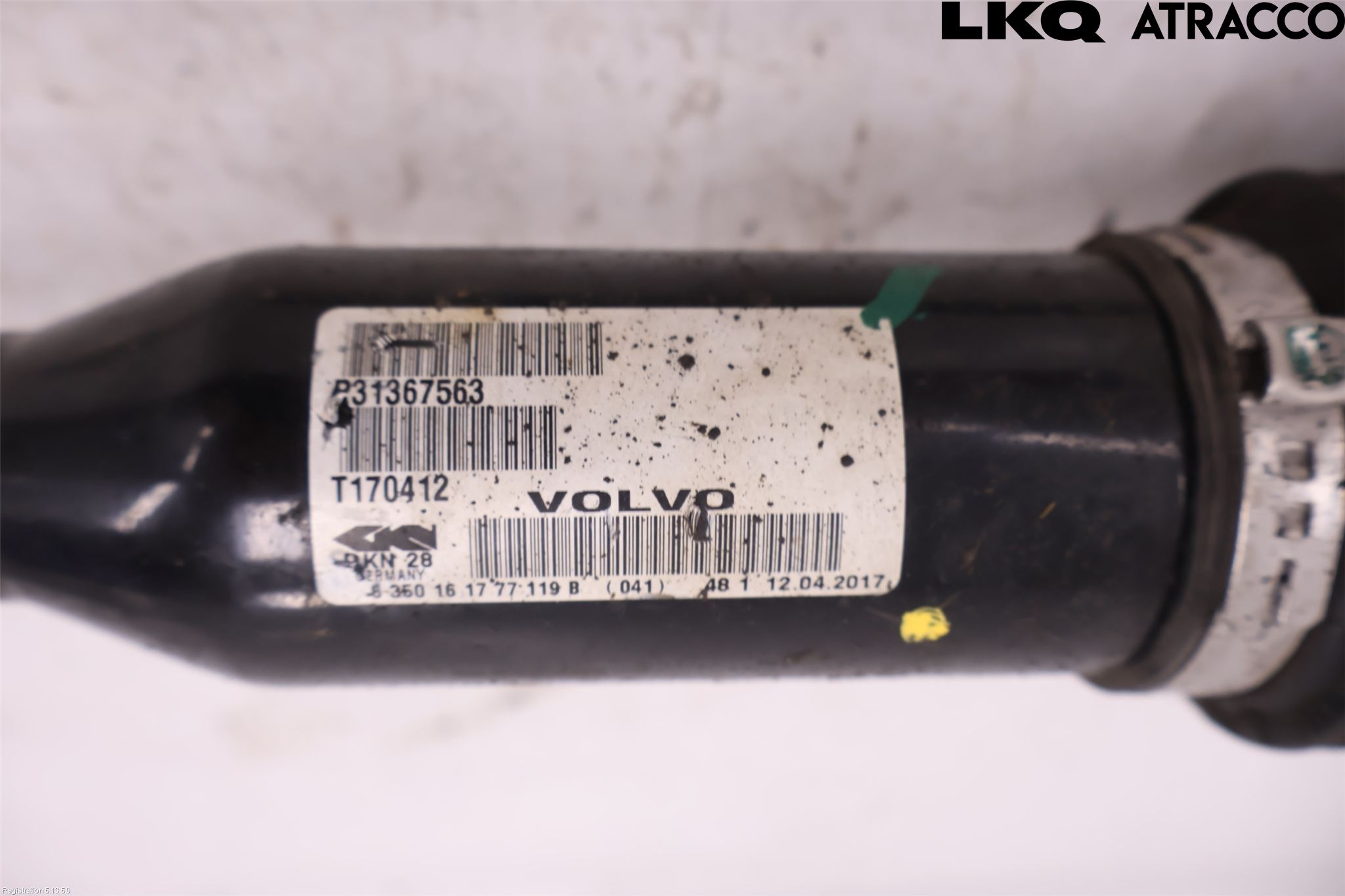 Volvo XC60 14-17 Drivaxel Fram Höger