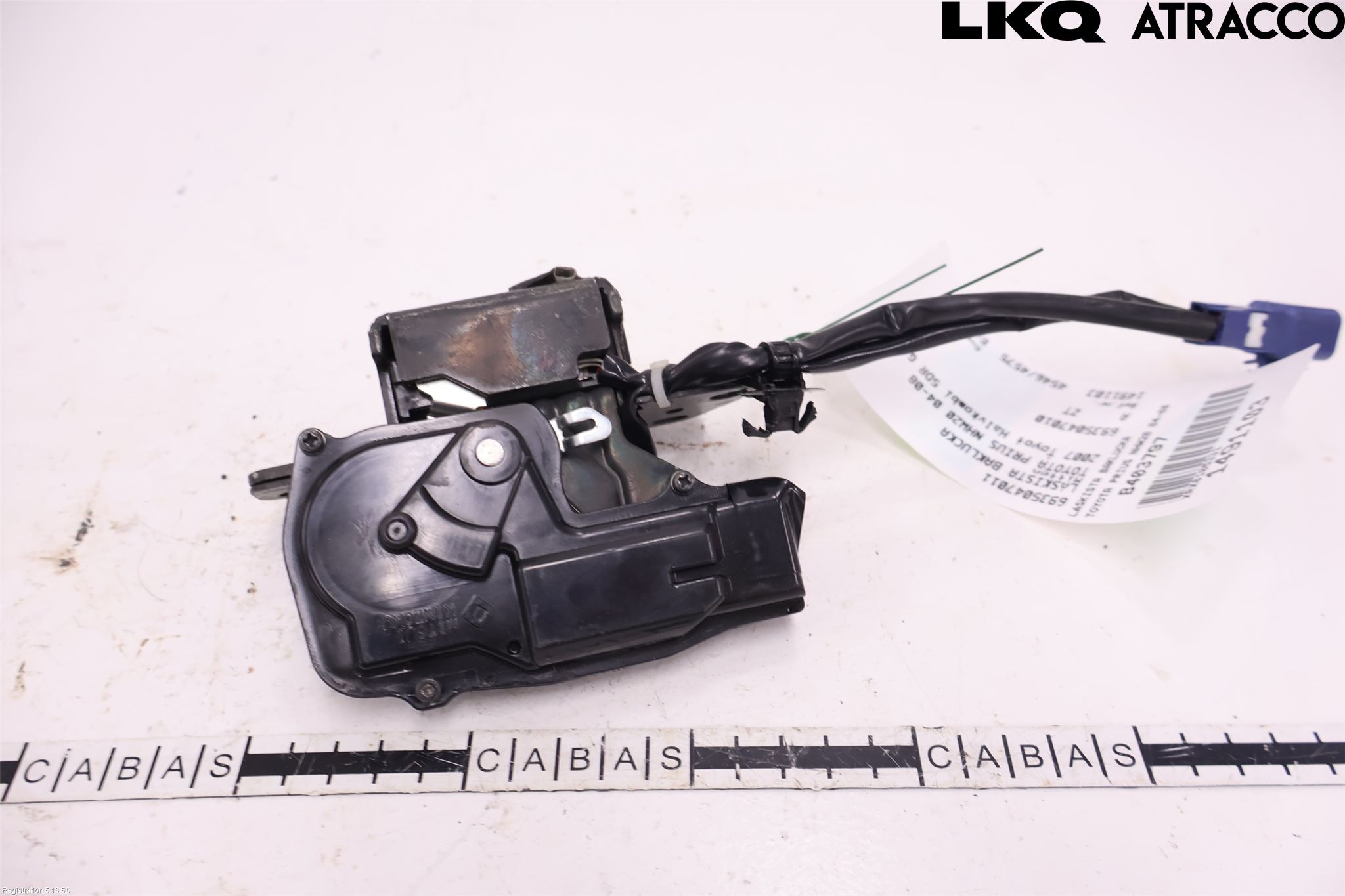 Toyota PRIUS NWH20 04-08 Låskista Baklucka