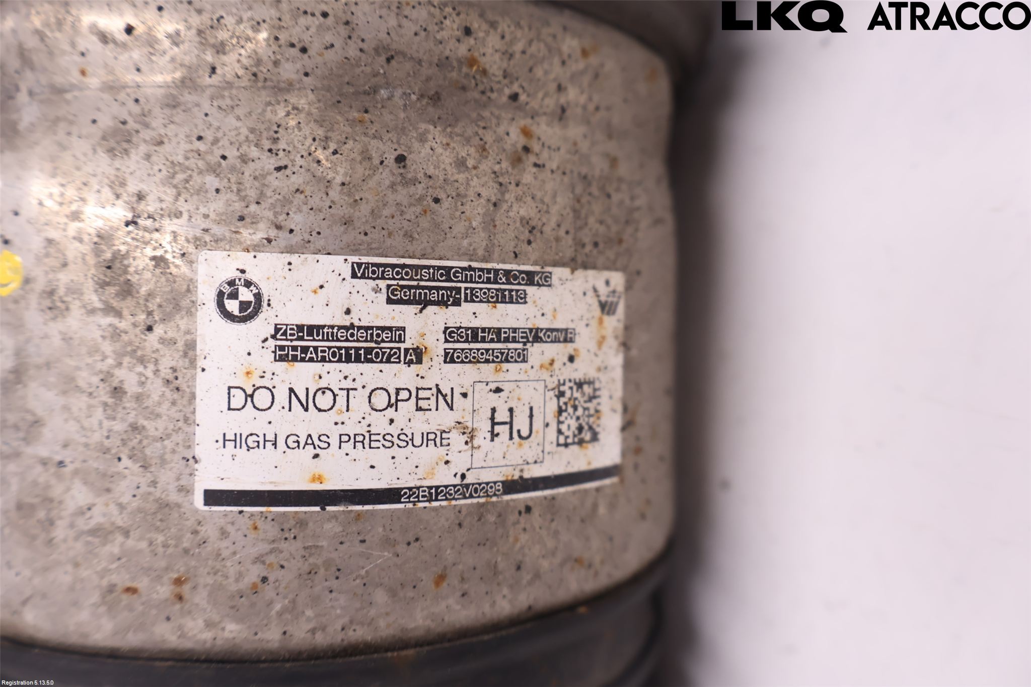 BMW 5 G30/G31/F90 17-23 Fjäderben Bak Höger
