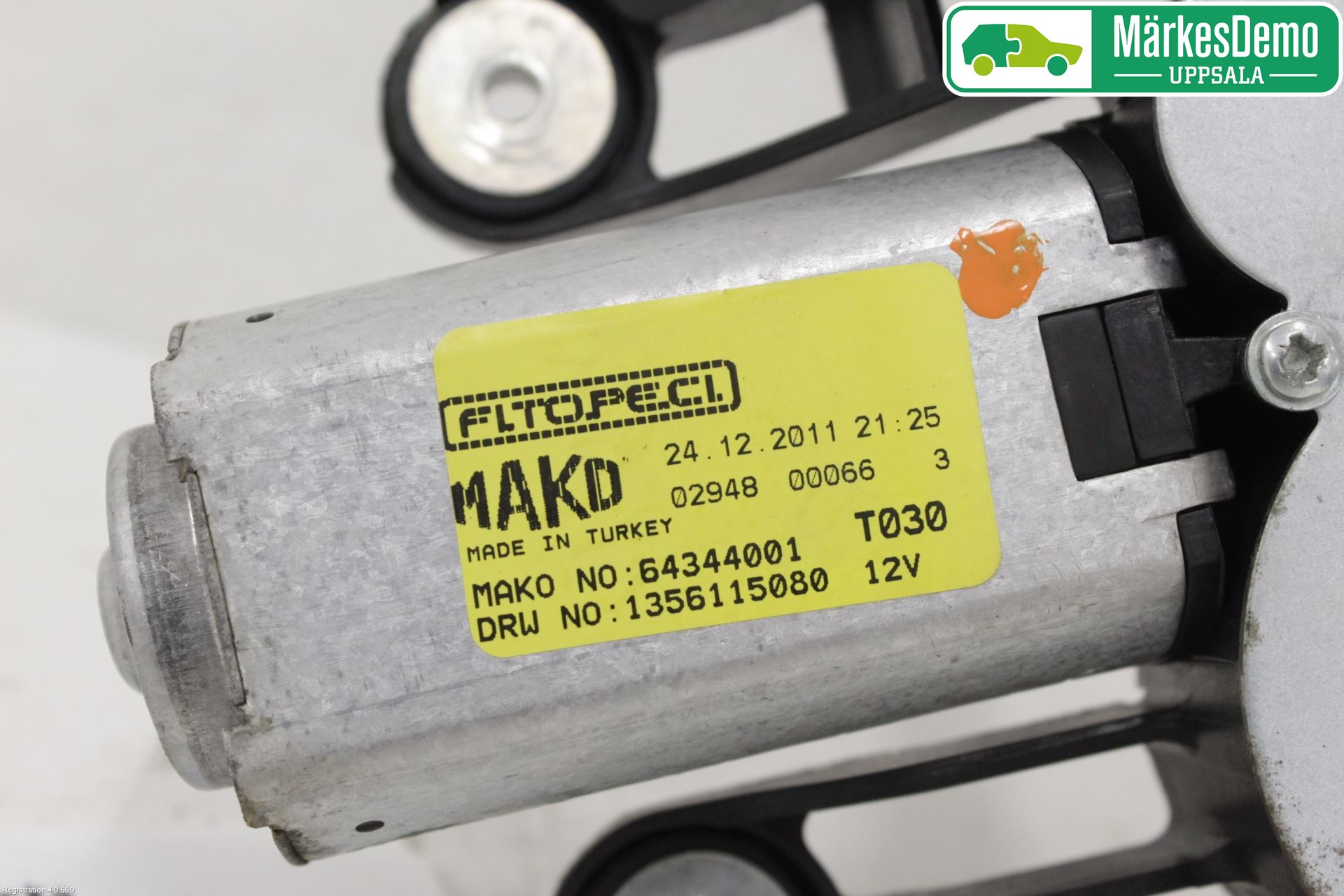 Fiat FIORINO Torkarmotor Baklucka