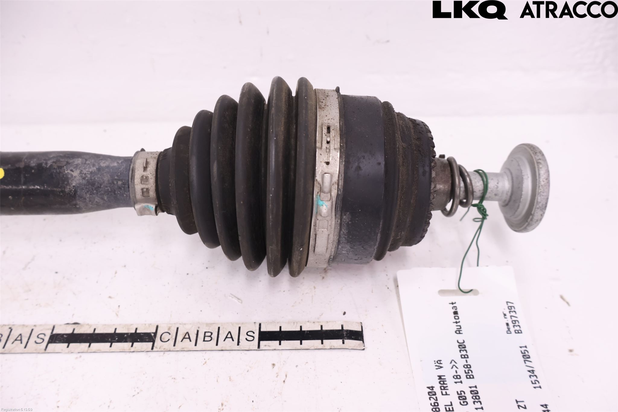 BMW X5 G05 18- Drivaxel Fram Vänster