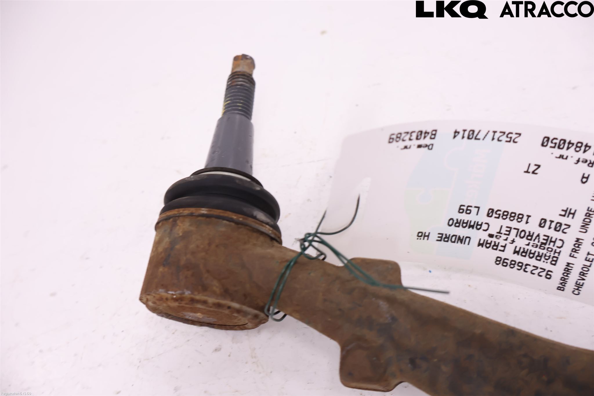 Chevrolet CAMARO Bärarm Fram Undre Hö