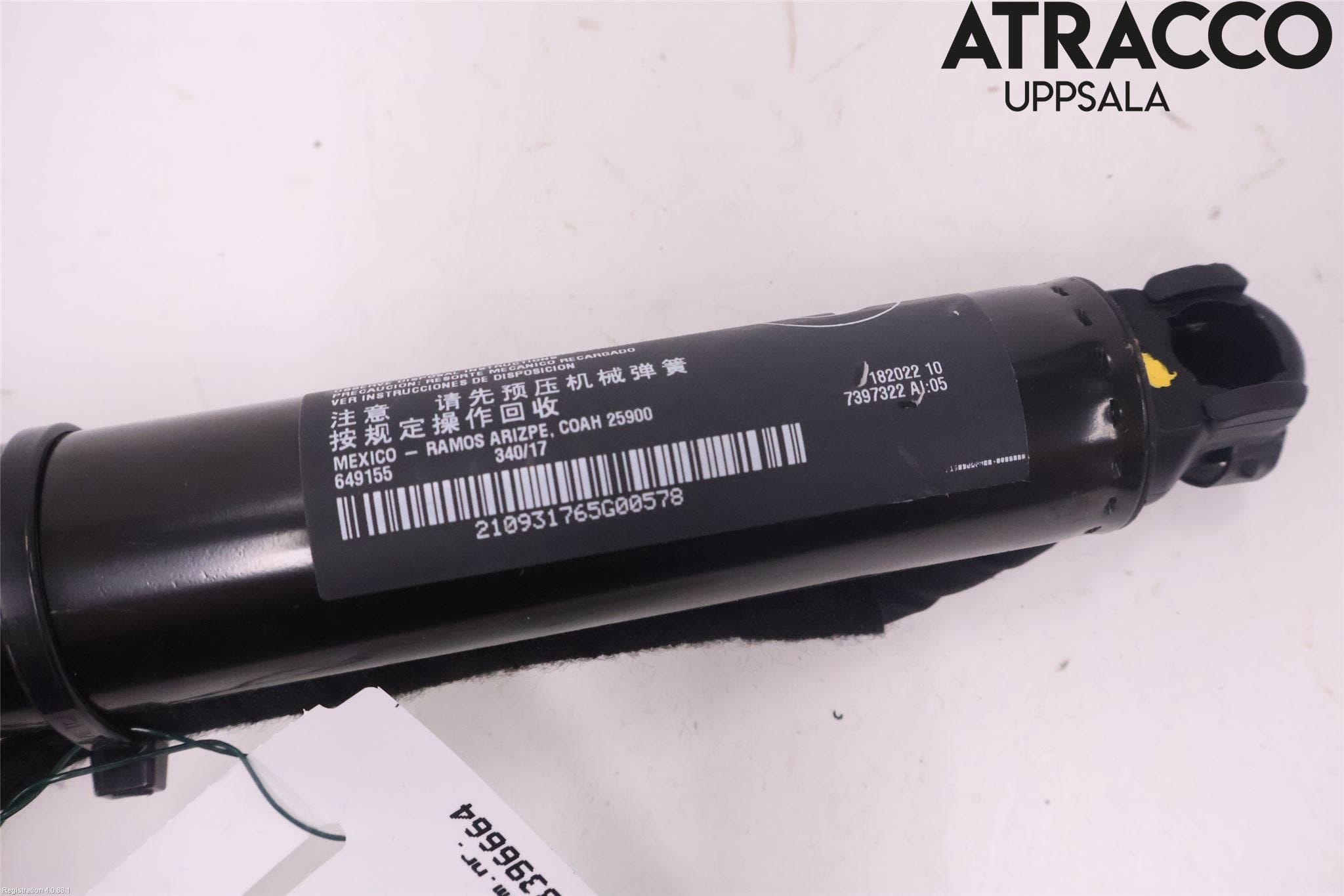 BMW X3 G01 18- Gasfjäder Baklucka