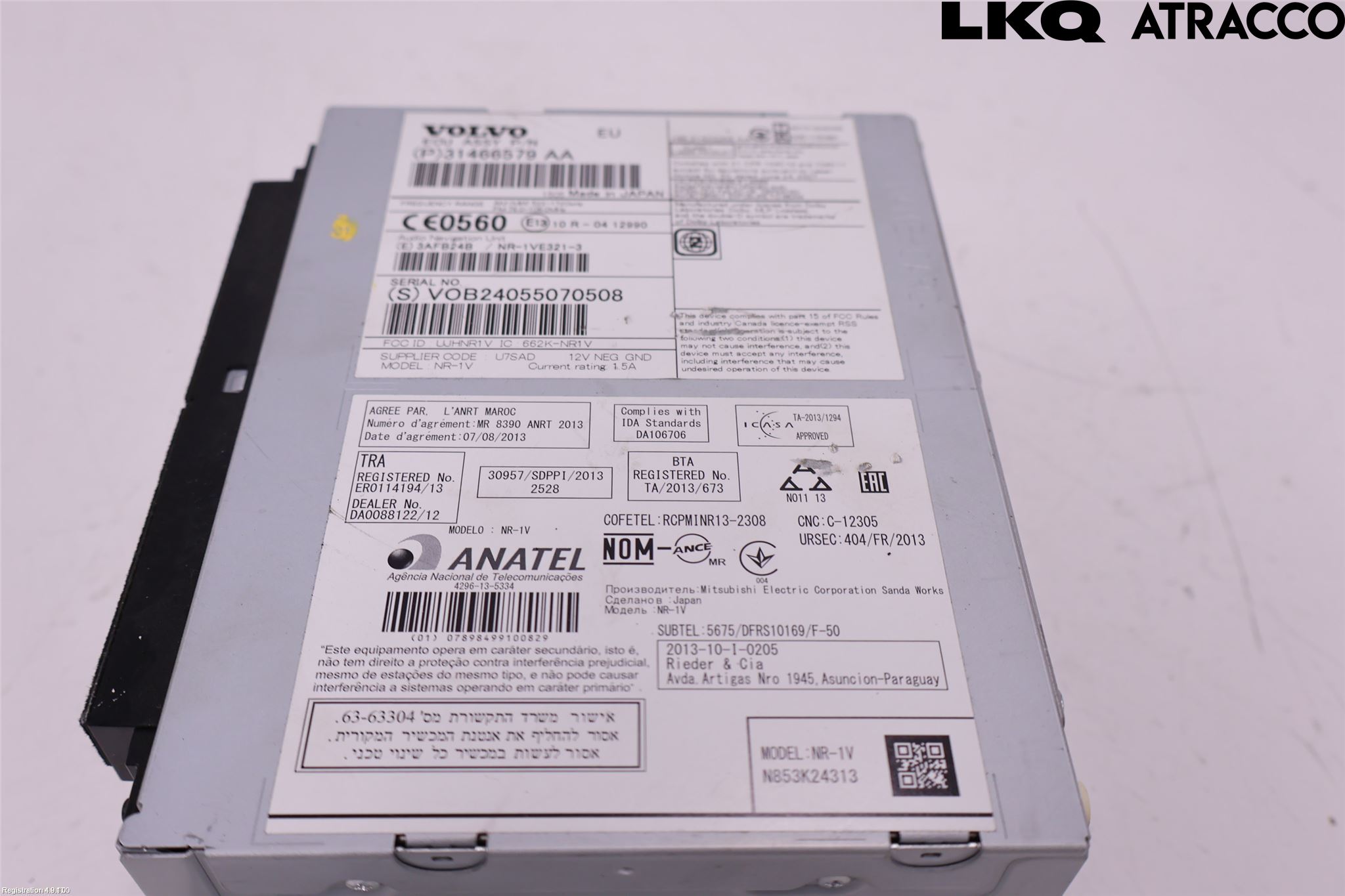 Volvo V70 14-16 Cd Radio - Multimediapanel