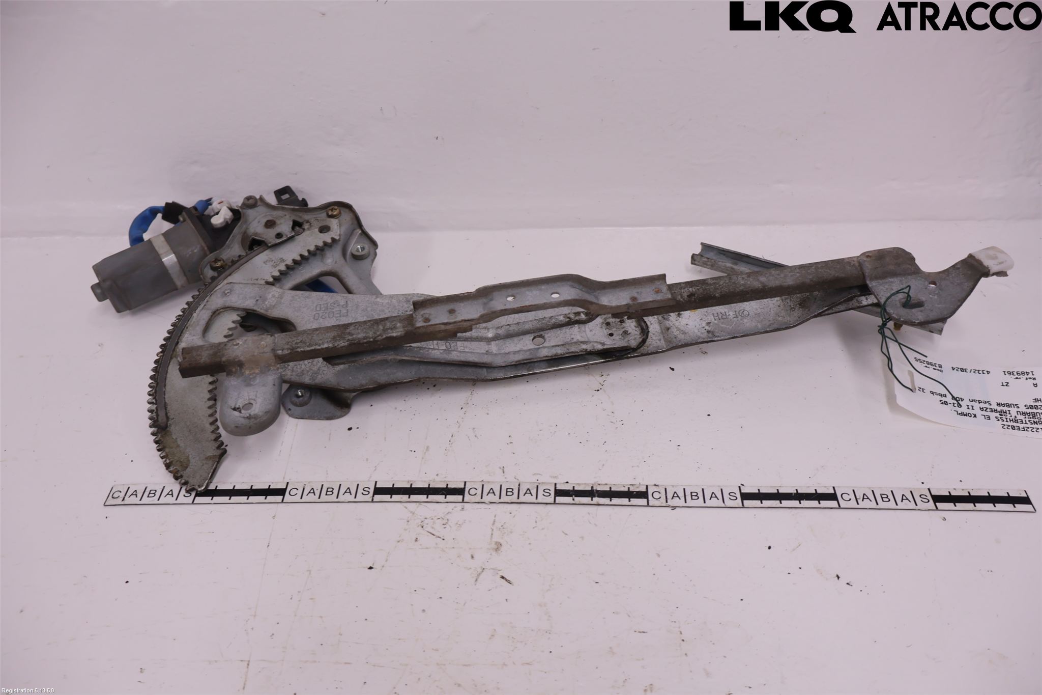 Subaru IMPREZA II  03-05 Fönsterhiss El Kompl