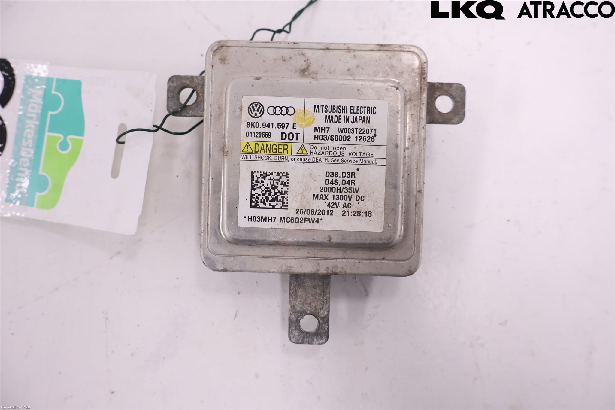 Audi A4 12-15 Styrenhet Strålkastare