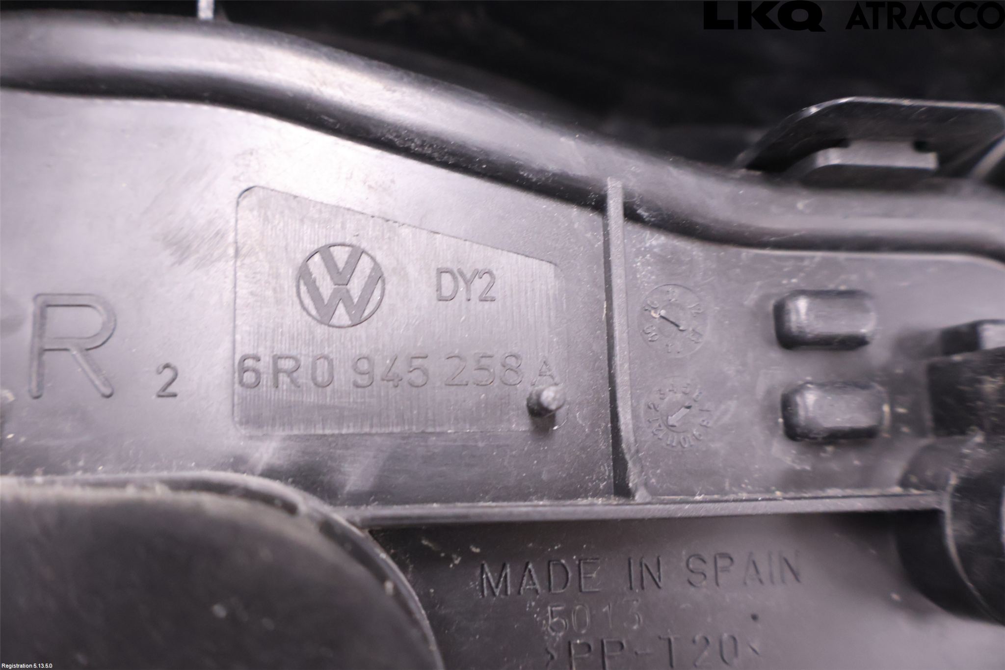 Volkswagen VW POLO 10-17 Bakljus Höger
