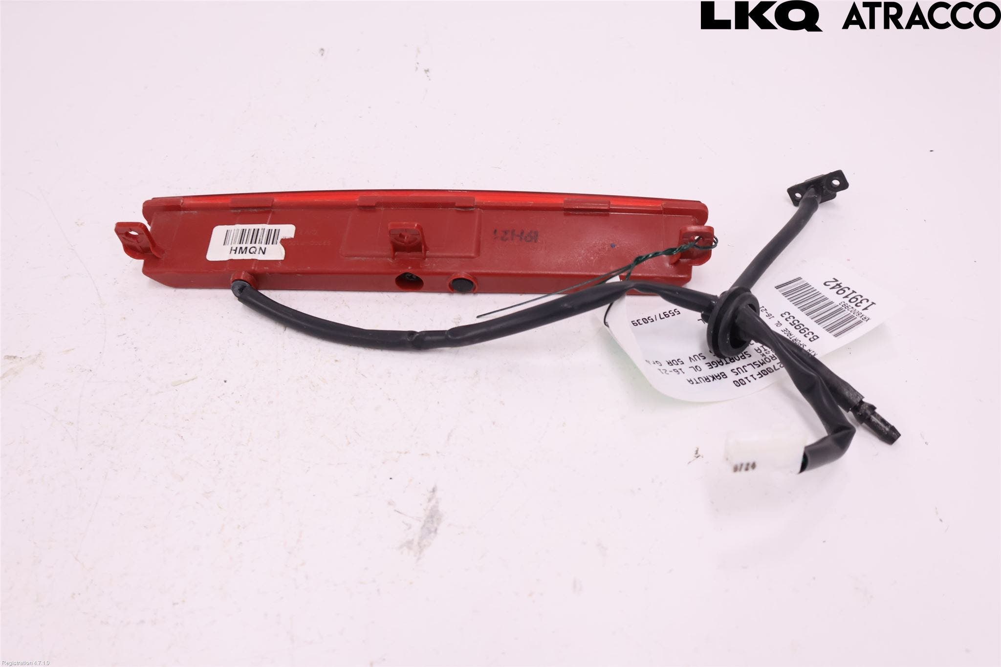 Kia SPORTAGE (QL) 16-21 Bromsljus Bakruta